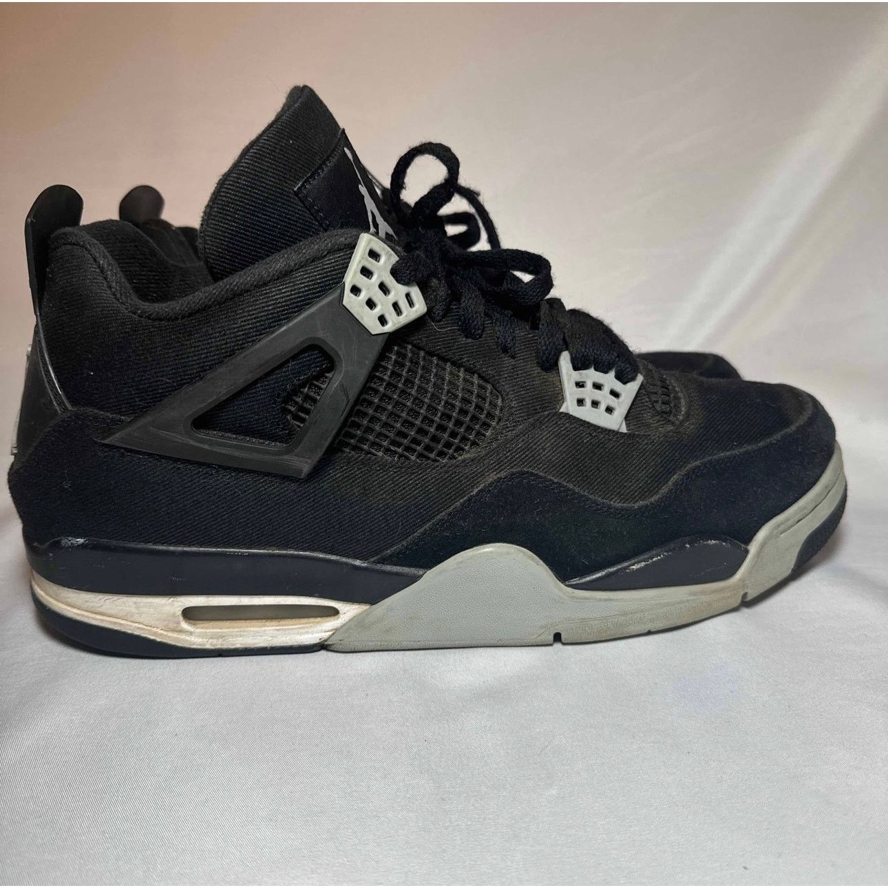Jordan Brand × Nike Size 13 Nike Air Jordan 4 Retro SE Black Canvas Men's Shoes Size US 13 / EU 46 - 1 Thumbnail