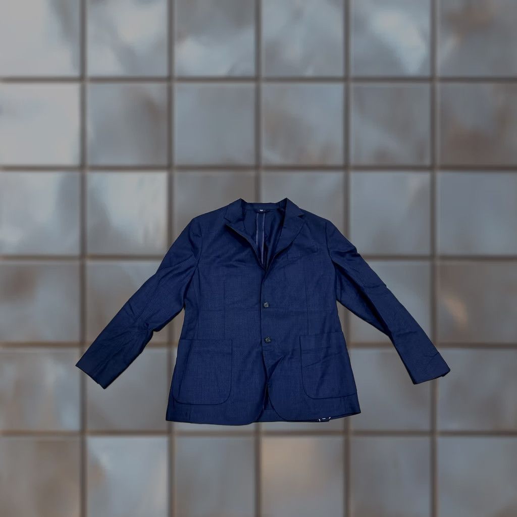 Bonobos Bonobos Vitale Standard Fit Blazer Mens 44R Navy Unstructured Size 44R - 1 Thumbnail
