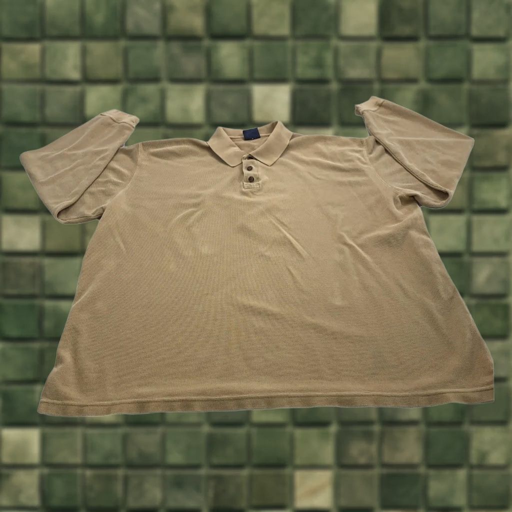 Vintage VINTAGE Woolrich Polo Shirt Long Sleeve Mens 2XL Gold Knit Polo Shirt Casual 90s Outdoor USA Mens Size US XXL / EU 58 / 5 - 1 Thumbnail