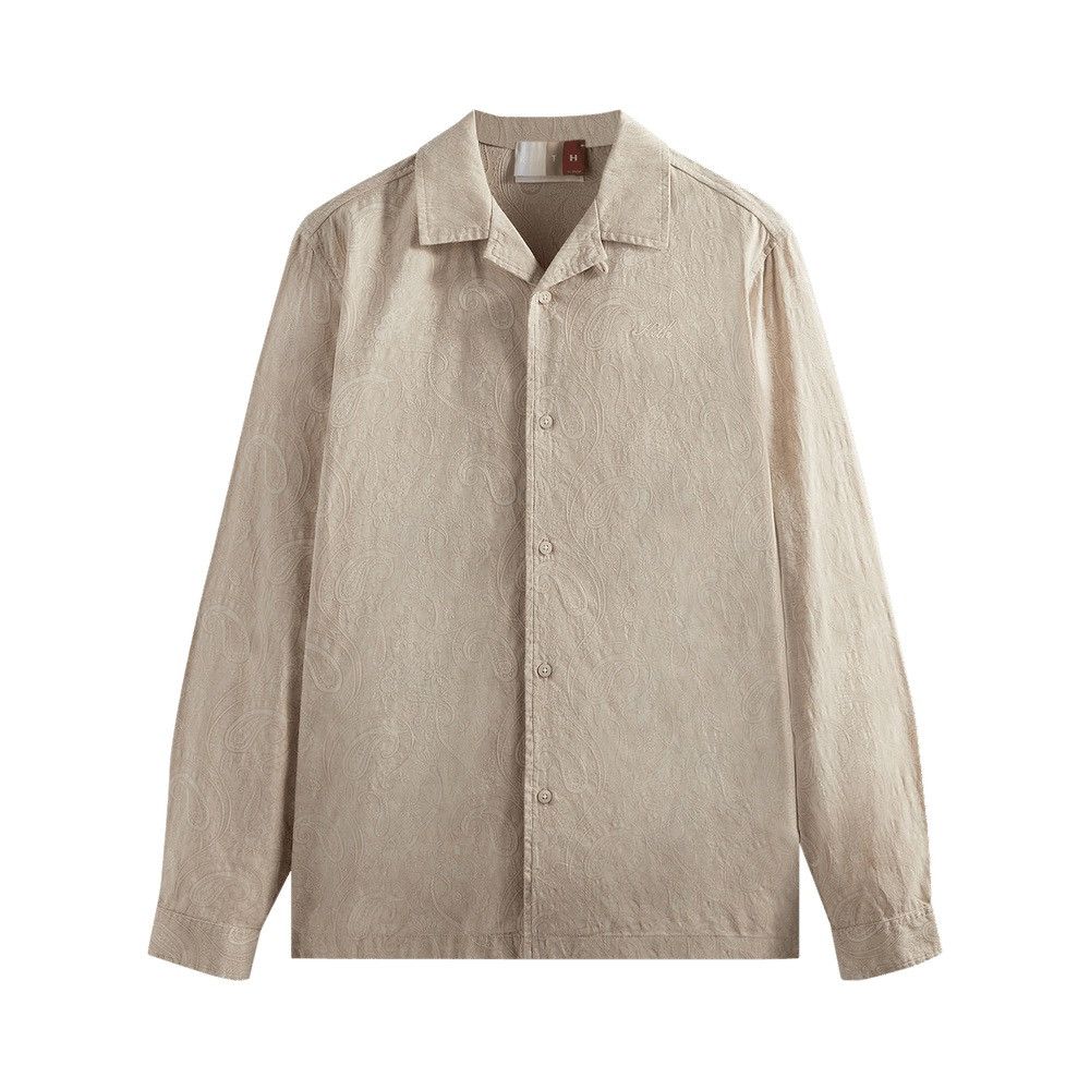Kith Kith Cupro Linen Thompson Camp Collar Shirt | Grailed