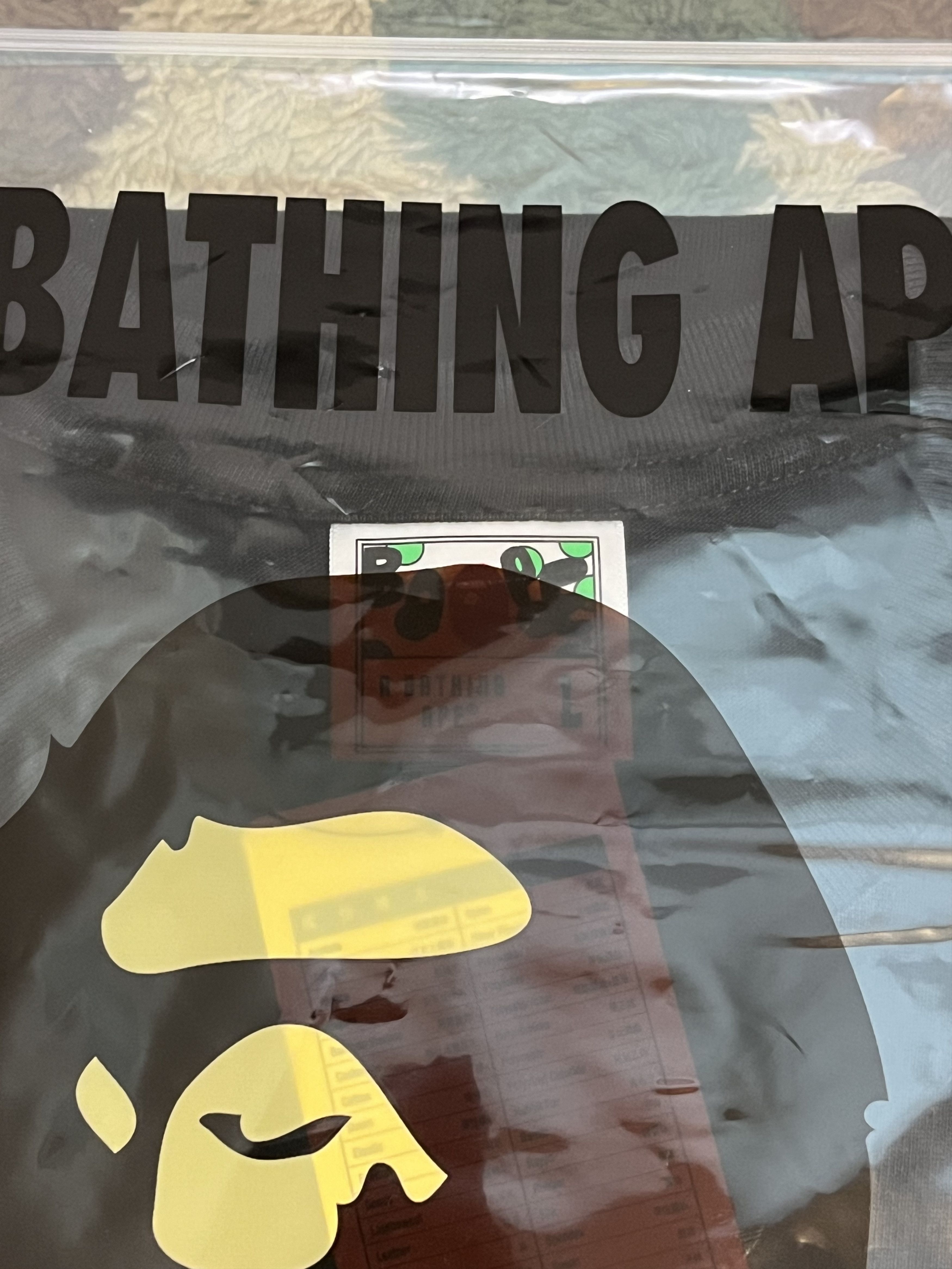 Bape BAPE ABC CAMO COLLEGE TEE BLACK BLUE Size US L / EU 52-54 / 3 - 4 Thumbnail