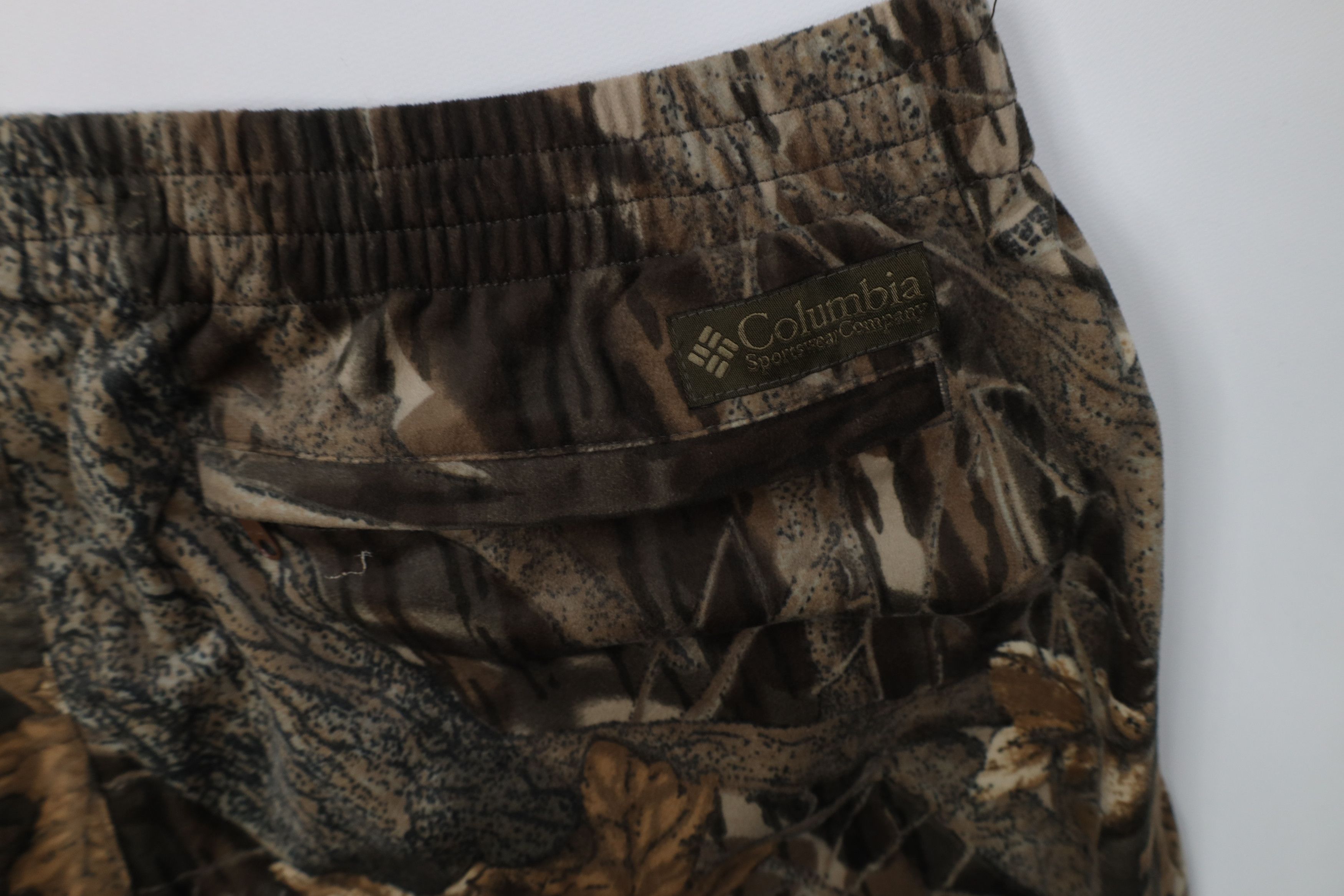 Columbia Vintage 90s Columbia Mossy Oak Chamois Cloth Wide Leg Pants Size US 38 / EU 54 - 13 Thumbnail