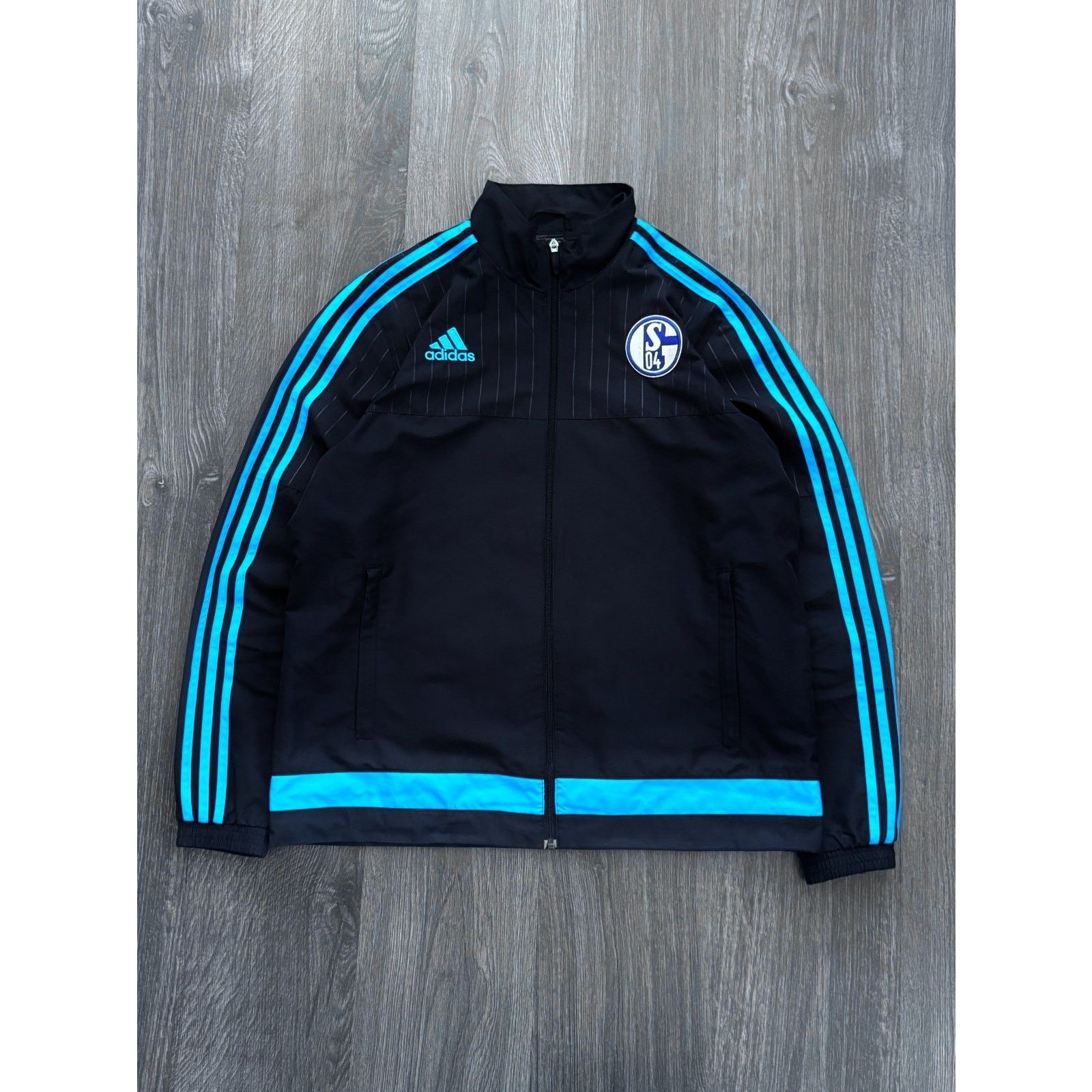 Adidas Adidas Schalke 04 2015 2016 Training Jacket Soccer Size US L / EU 52-54 / 3 - 1 Thumbnail