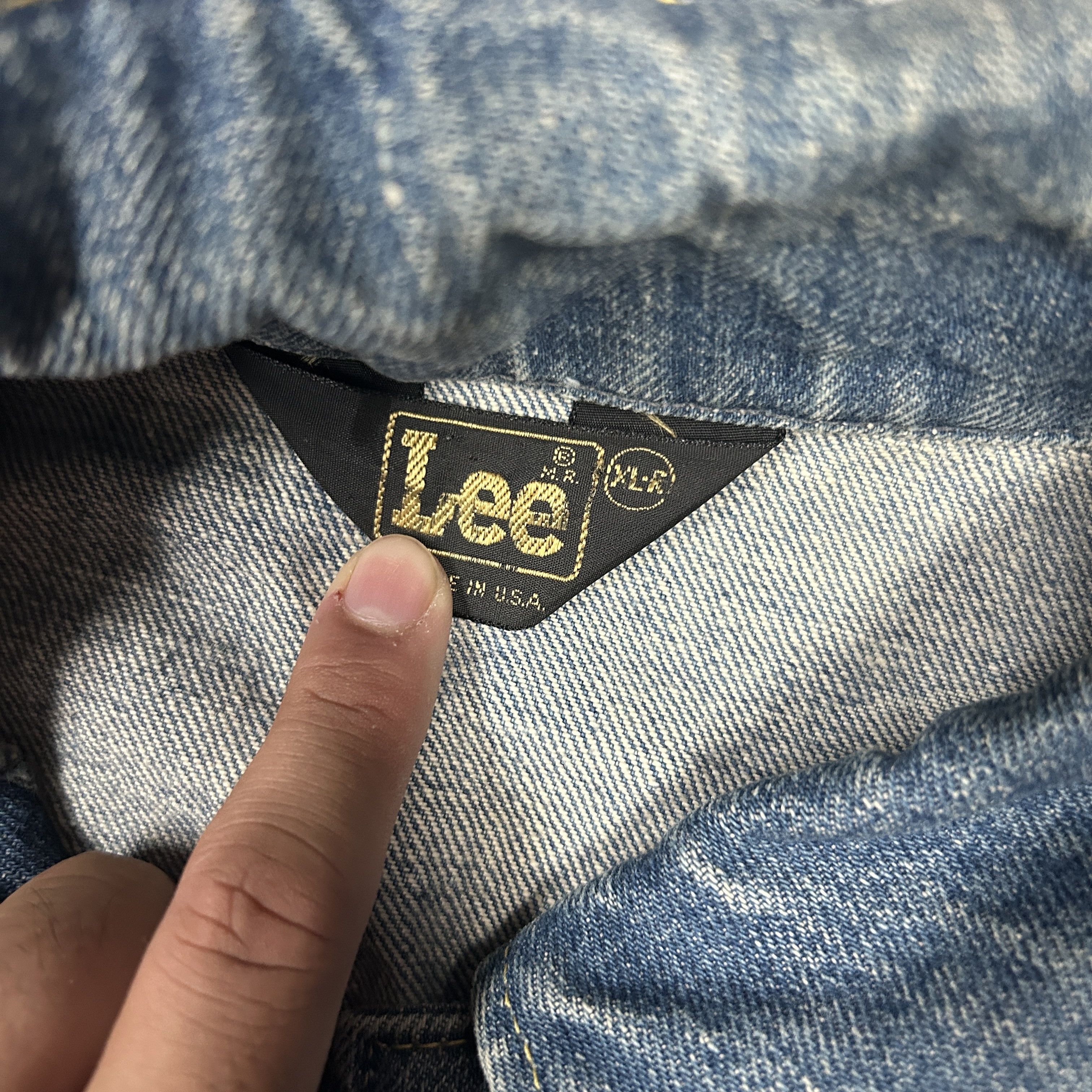 Lee Vintage 1970s Lee Denim Safari Chore Jacket Made in USA Size US XL / EU 56 / 4 - 3 Thumbnail