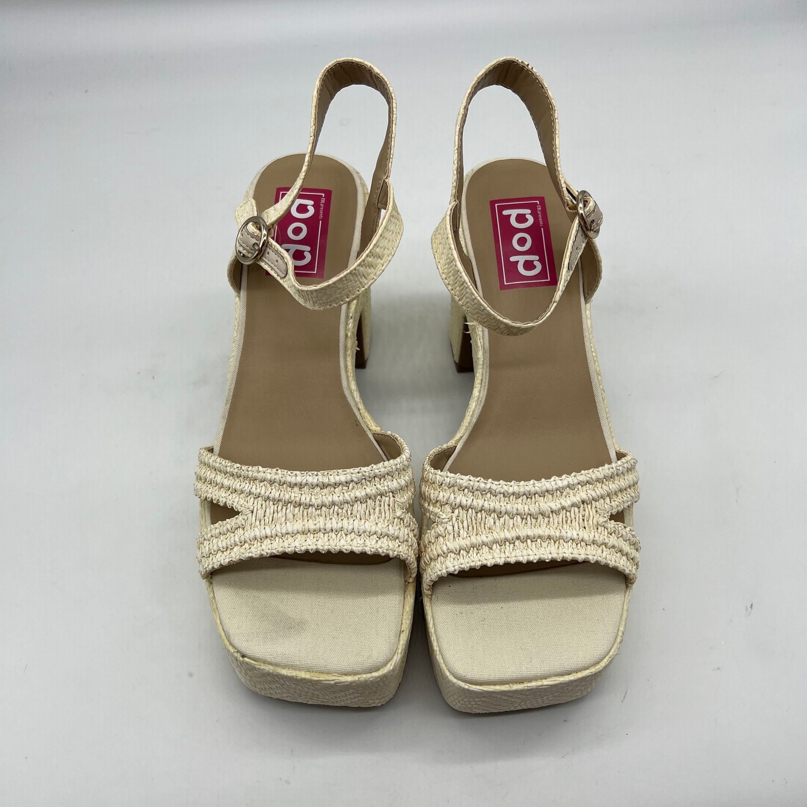 Other Women Block Shoes Platform Flat Wedge Casual Open Toe Size US 11 / IT 41 - 2 Thumbnail
