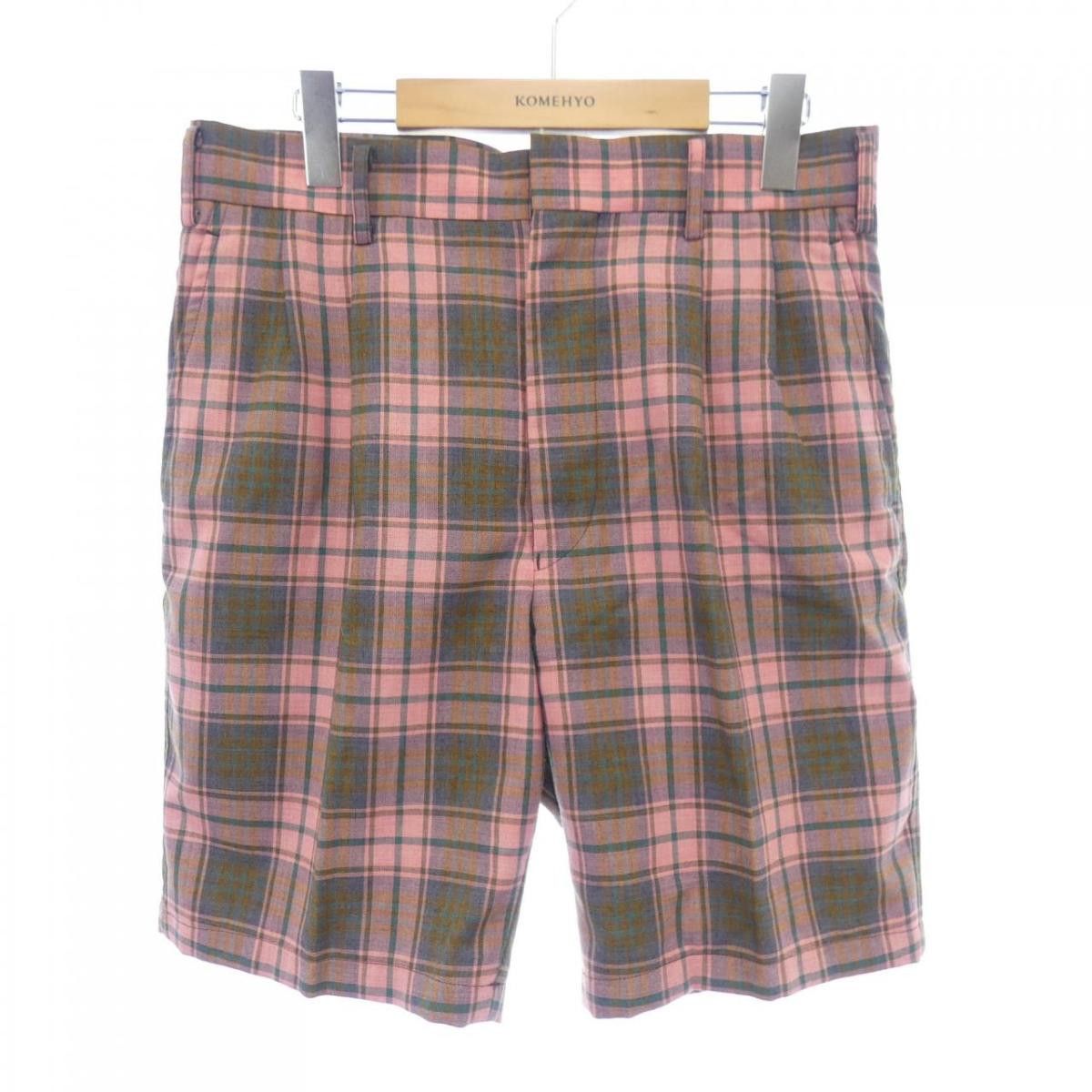 Junya Watanabe Shorts Checkered Half Pants Polyester Multicolor Size US 32 / EU 48 - 1 Thumbnail
