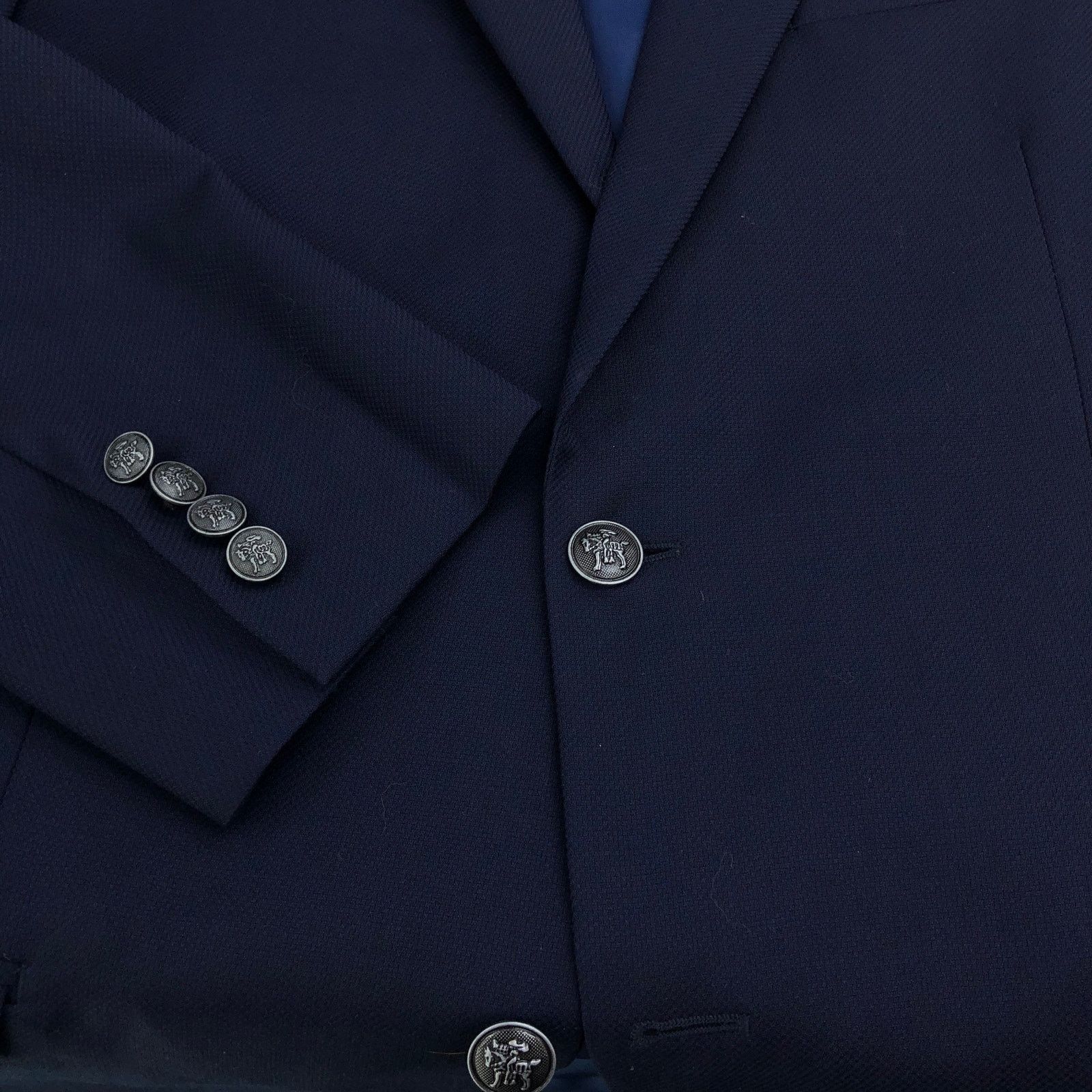 Hart Schaffner Marx Hart Schaffner Marx HSM Size 42L Blazer Navy Metal Buttons Size 42L - 18 Thumbnail