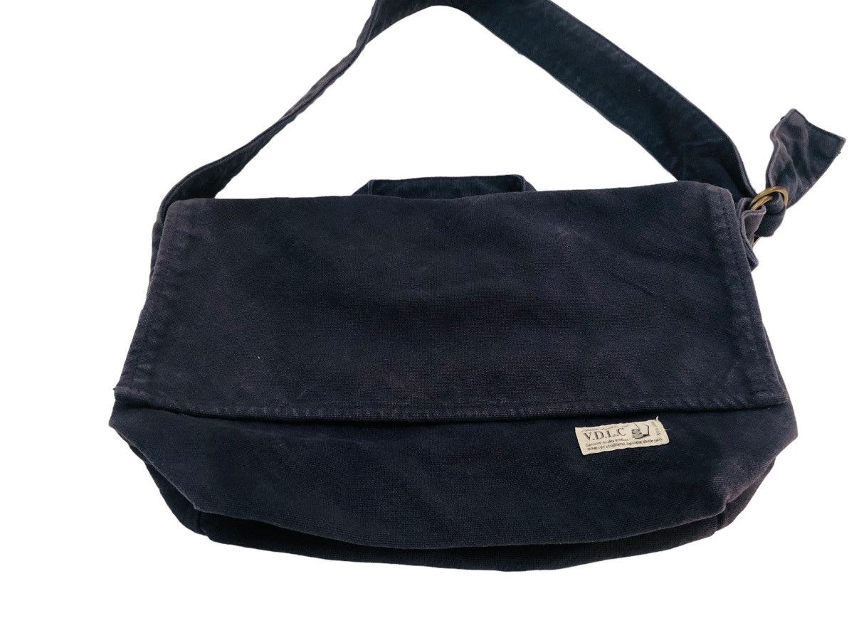 AESTHETIC 🔥 V.D.L.C INDIGO CANVAS BAG HAND MADE IN 🇯🇵