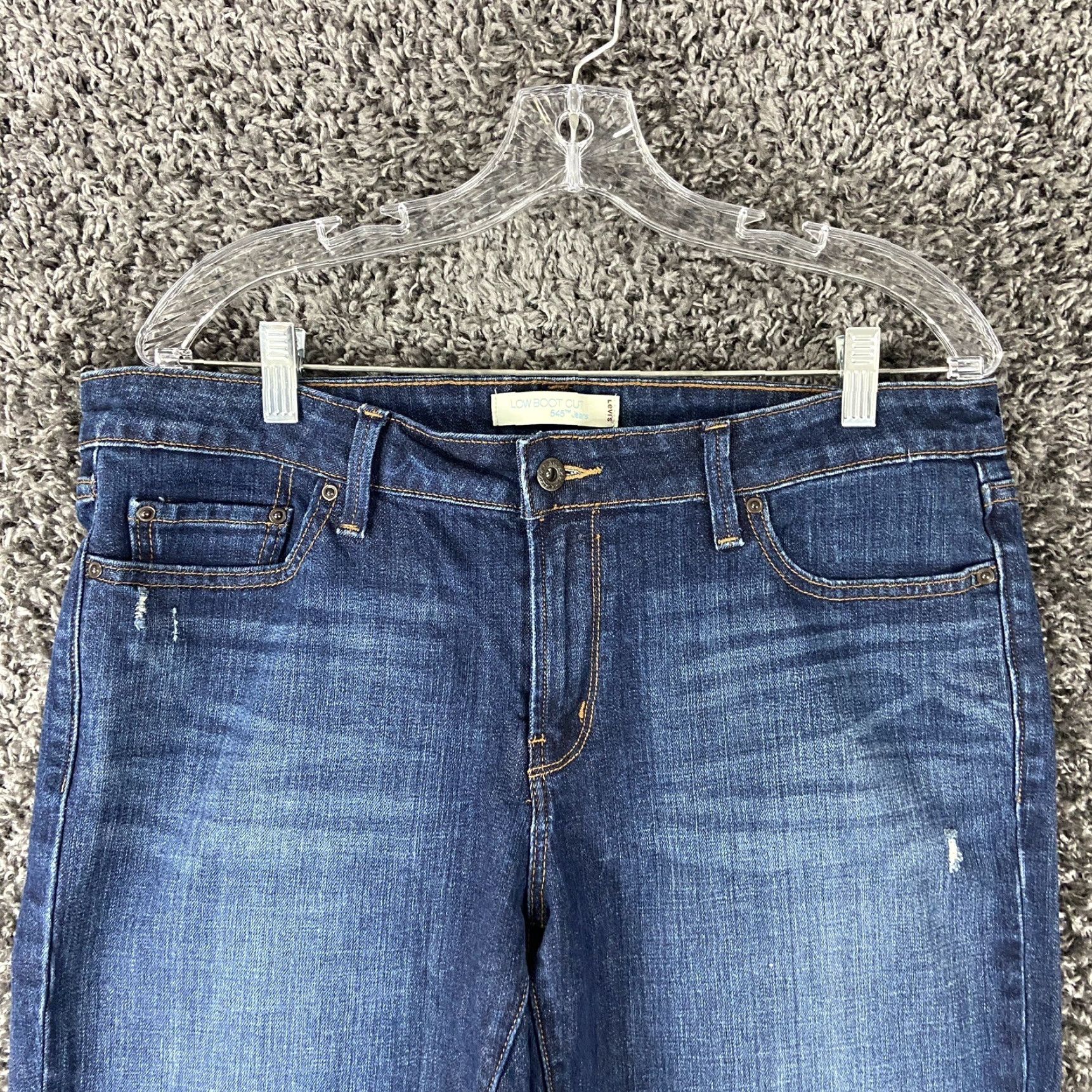 Levi's LEVI'S 545 Bootcut Jeans Women's Regular Size 14 Blue Size 36" / US 14 / IT 50 - 4 Thumbnail