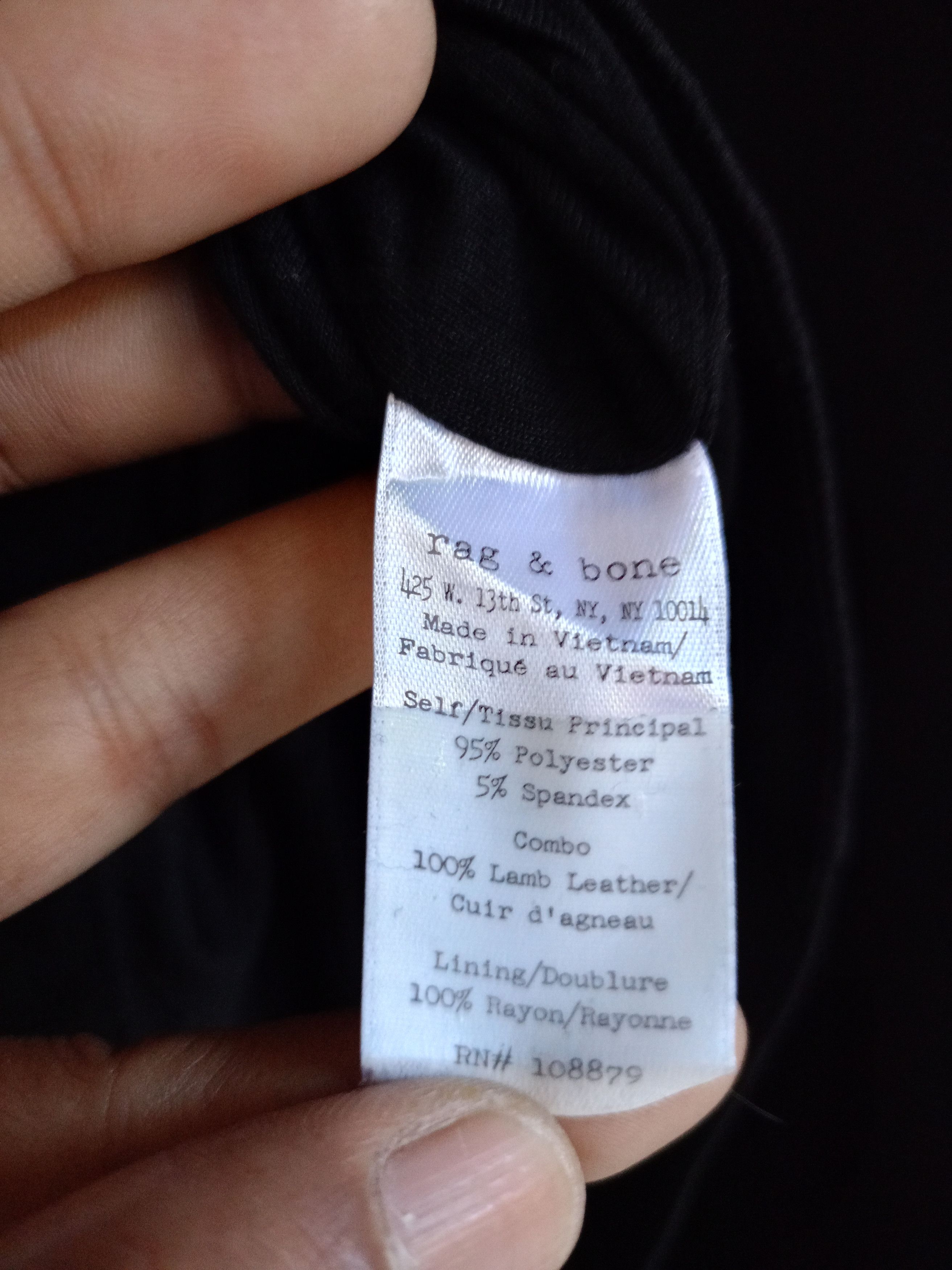 Designer × Rag & Bone Rag & Bone Black Dress Size XS / US 0-2 / IT 36-38 - 7 Thumbnail