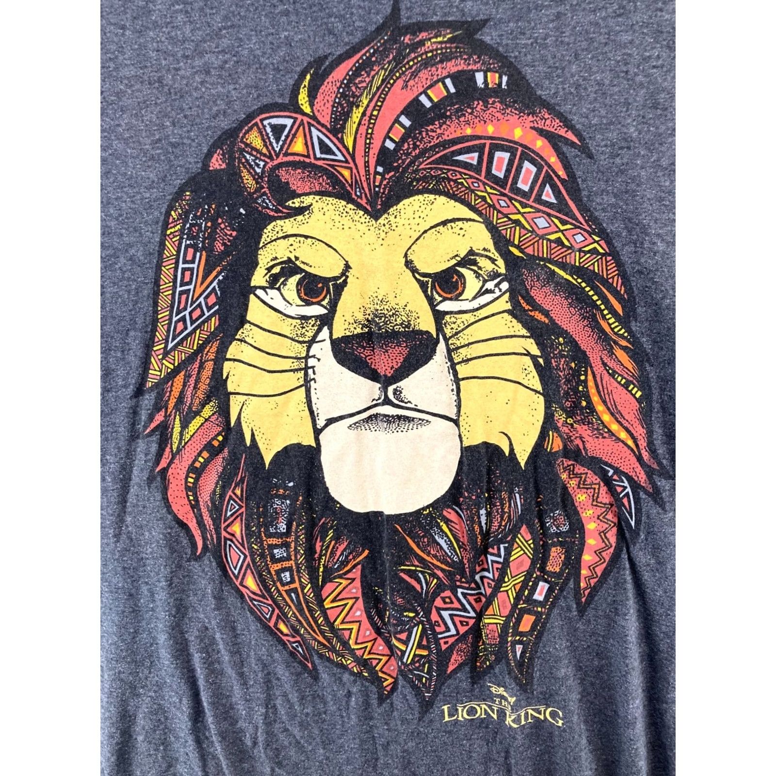 Vintage Nike Lion King TShirt Womens XL Gray Lion Boho Simba Shirt Womens XL Gray Cartoon Movie Theme Casual Sleeve Crew Neck Size XL / US 12-14 / IT 48-50 - 4 Thumbnail
