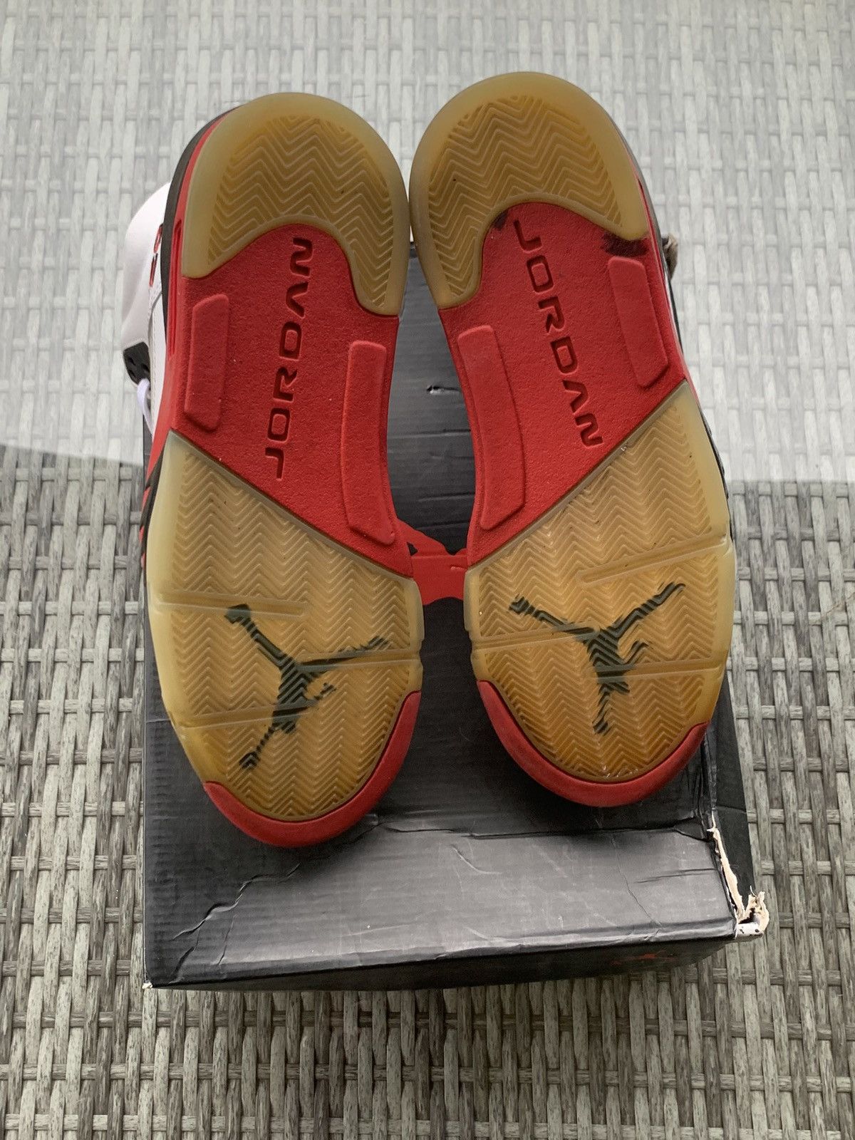 Jordan Brand Air Jordan 5 Retro Fire Red (2013) Size US 12 / EU 45 - 5 Thumbnail
