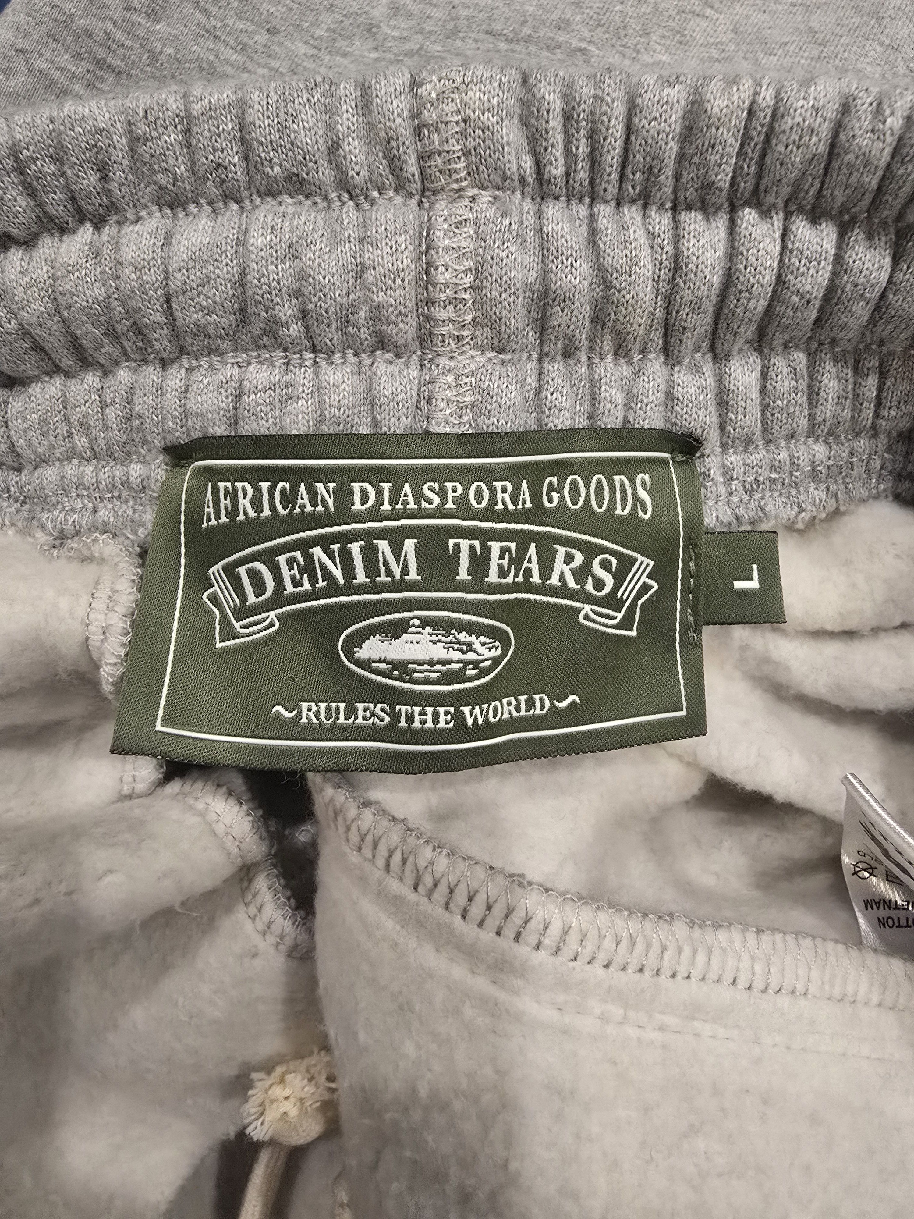 DENIM TEARS Denim Tears - Cortears Wide Leg Sweatpants Size US 34 / EU 50 - 5 Thumbnail