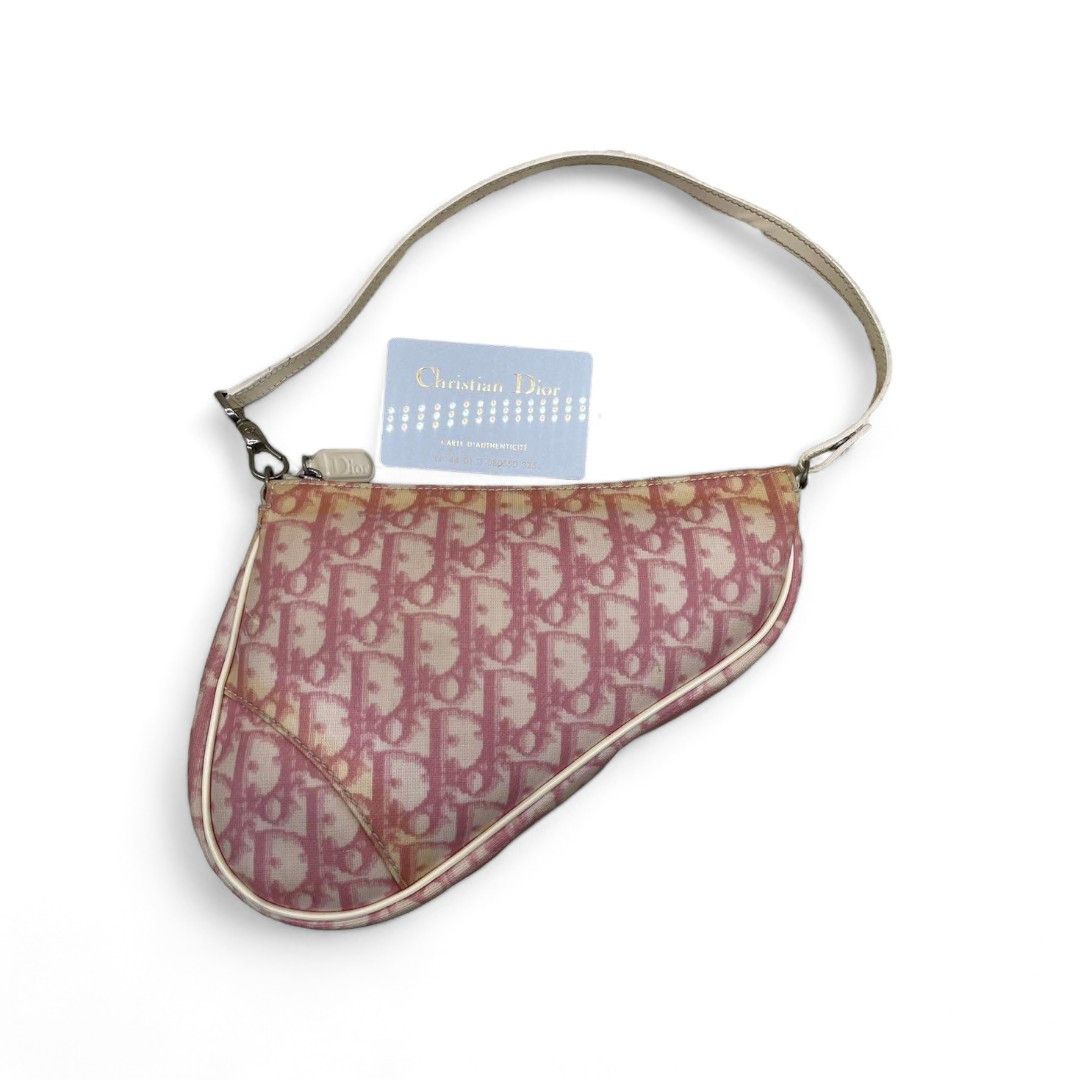 Dior - vintage pink shoulder bag one handbag