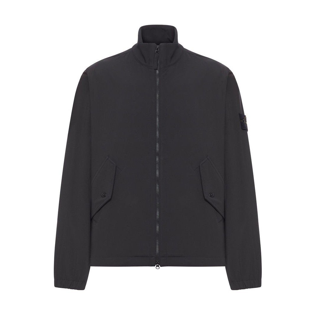 Stone Island STONE ISLAND Black Stiff Collar Jacket New & Authentic (Men' Size US L / EU 52-54 / 3 - 1 Preview