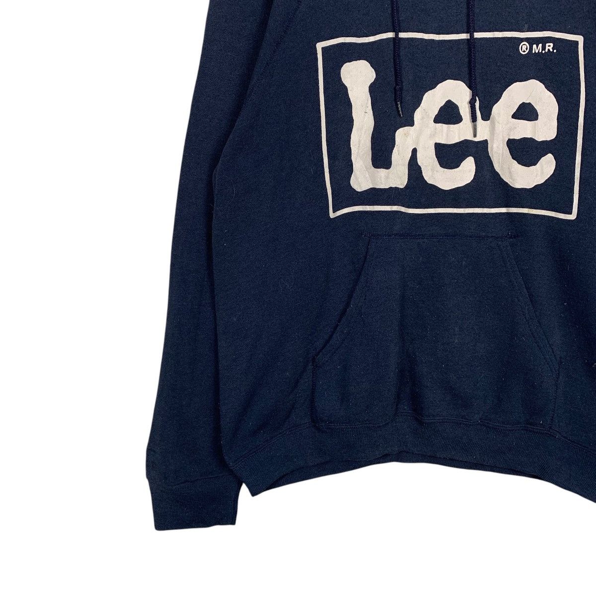 Lee Vintage Lee Big Logo Pullover Hoodie Made In USA Size US L / EU 52-54 / 3 - 3 Thumbnail