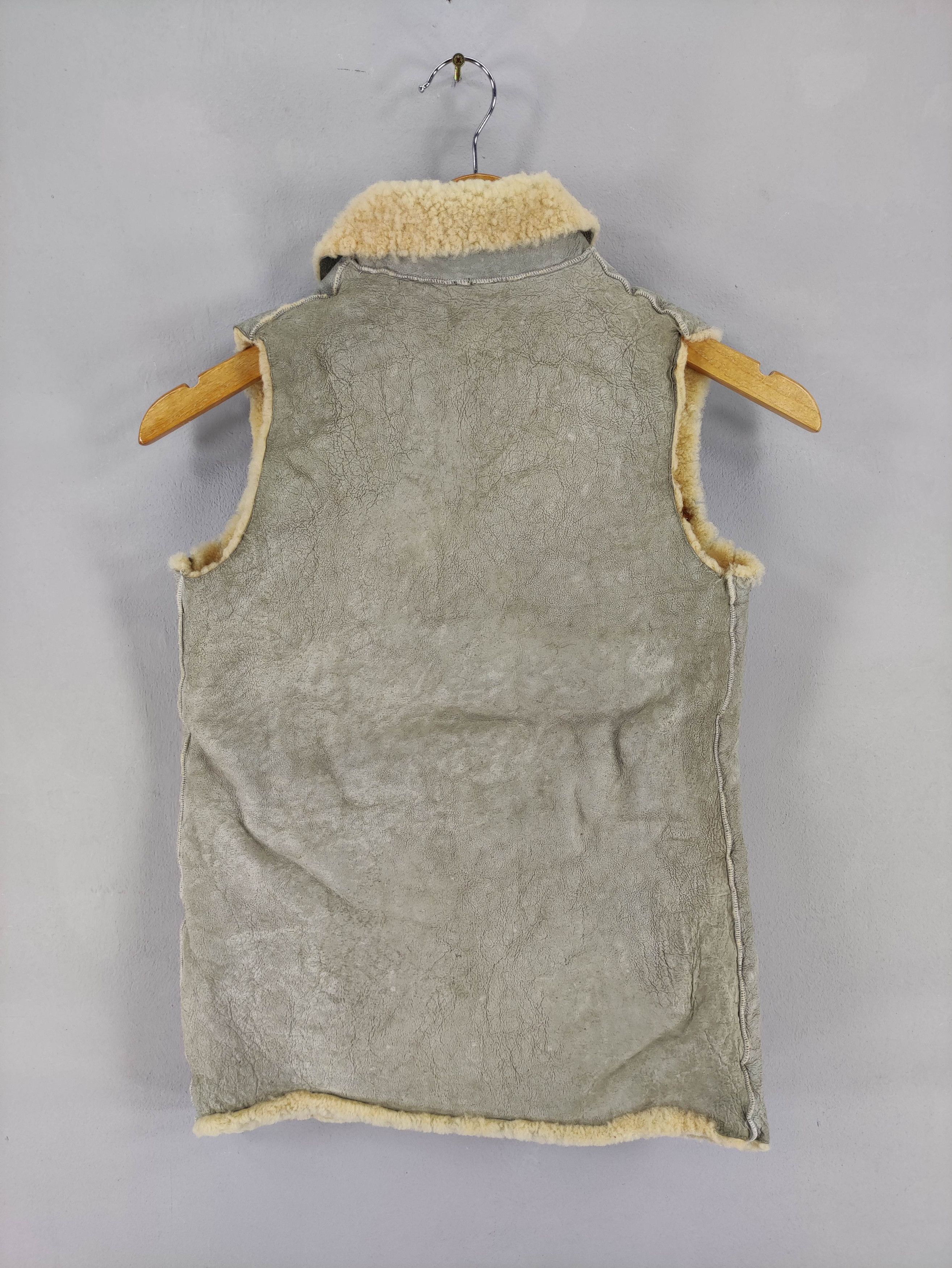 A.P.C. Vintage A.P.C Sheepskin Vest Leather Zipper Size US S / EU 44-46 / 1 - 10 Thumbnail