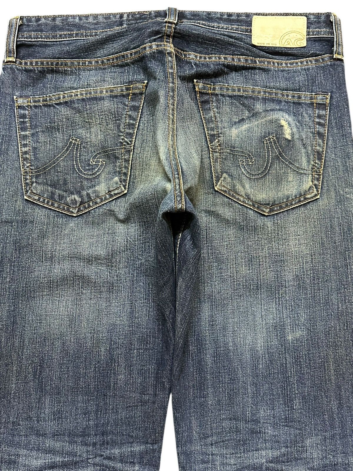 Vintage Adriano Goldschmied Blue Faded Wash Style Jeans