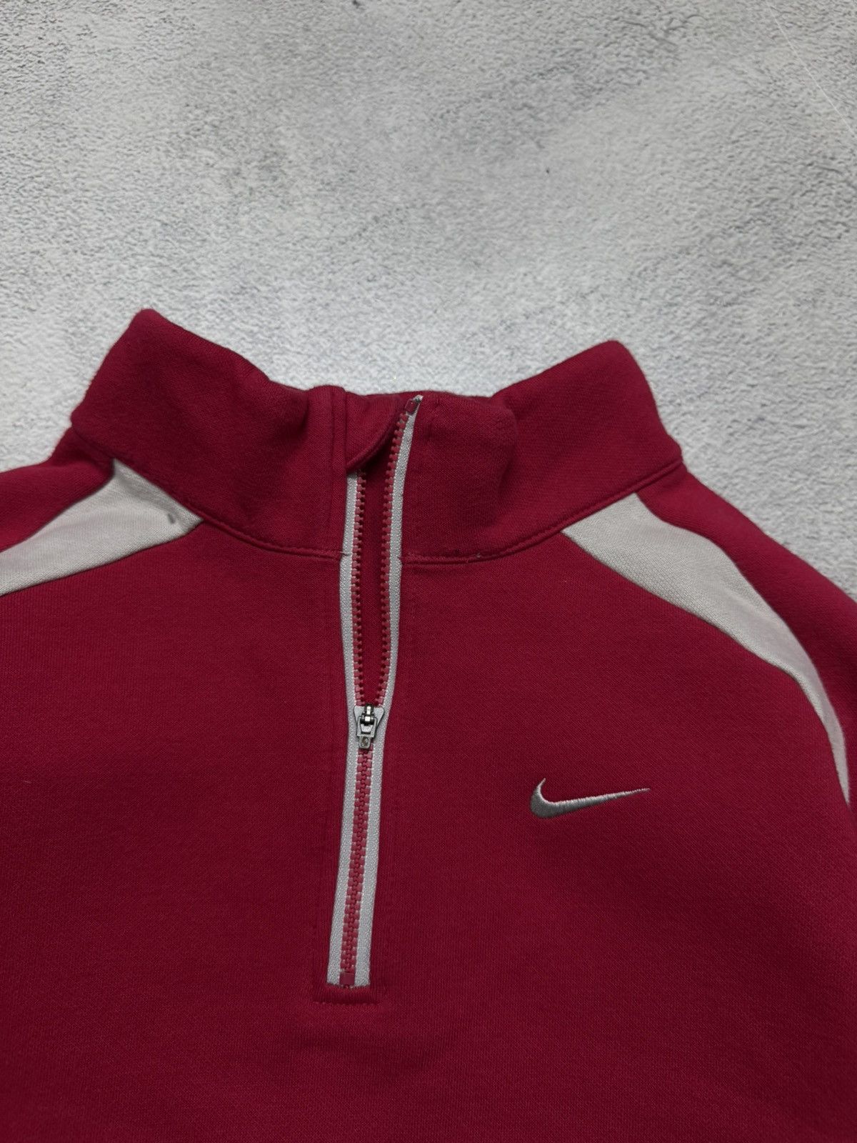 Nike Vintage Y2k Nike Mini Swoosh 1/3 Zip Hoodie 90’s Size US XS / EU 42 / 0 - 8 Thumbnail