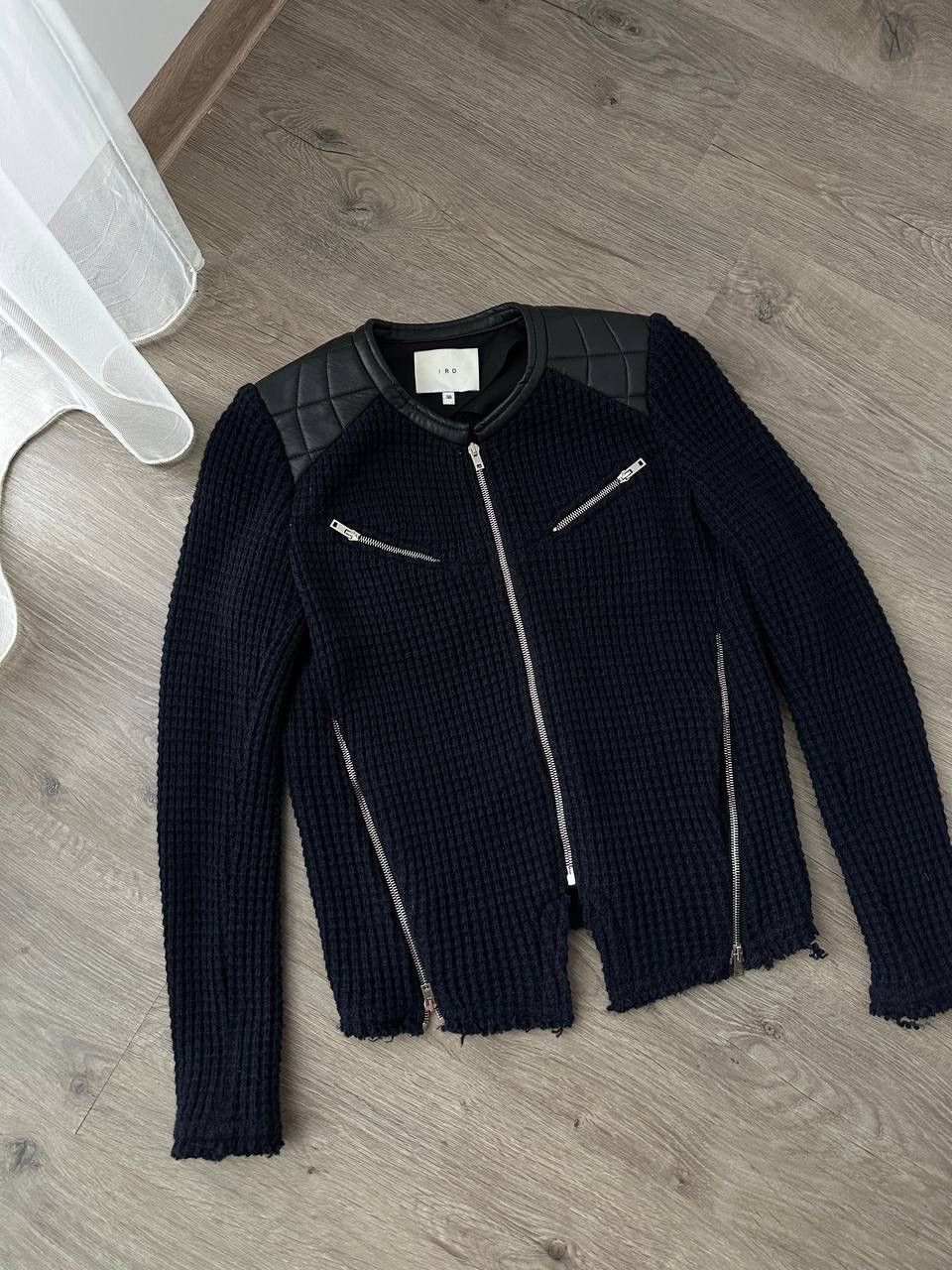 Iro × Japanese Brand × Vintage Vintage IRO Japanese Blue Jacket Size US S / EU 44-46 / 1 - 4 Thumbnail