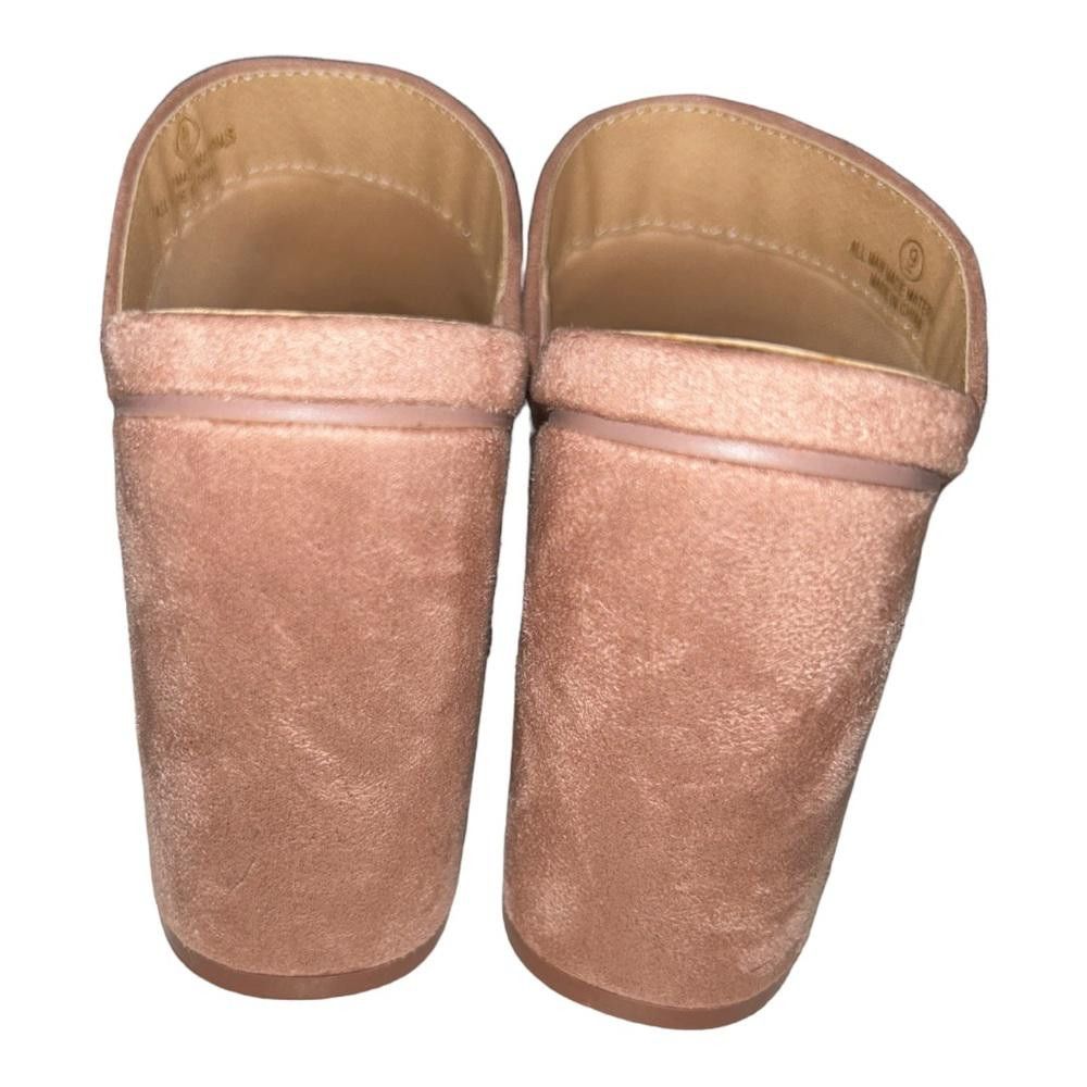 Lulus Lulus l Mauve Suede Peep-Toe Mules Size 9 Size US 9 / IT 39 - 3 Thumbnail