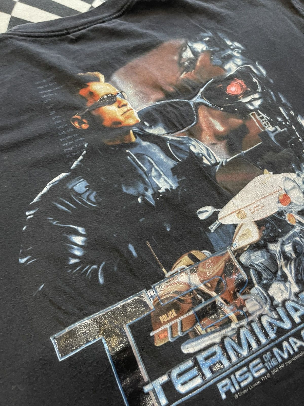 Indian Motorcycle Terminator3 Rise of the Machines Indian Motorcycle Promo Tee Size US XL / EU 56 / 4 - 4 Thumbnail