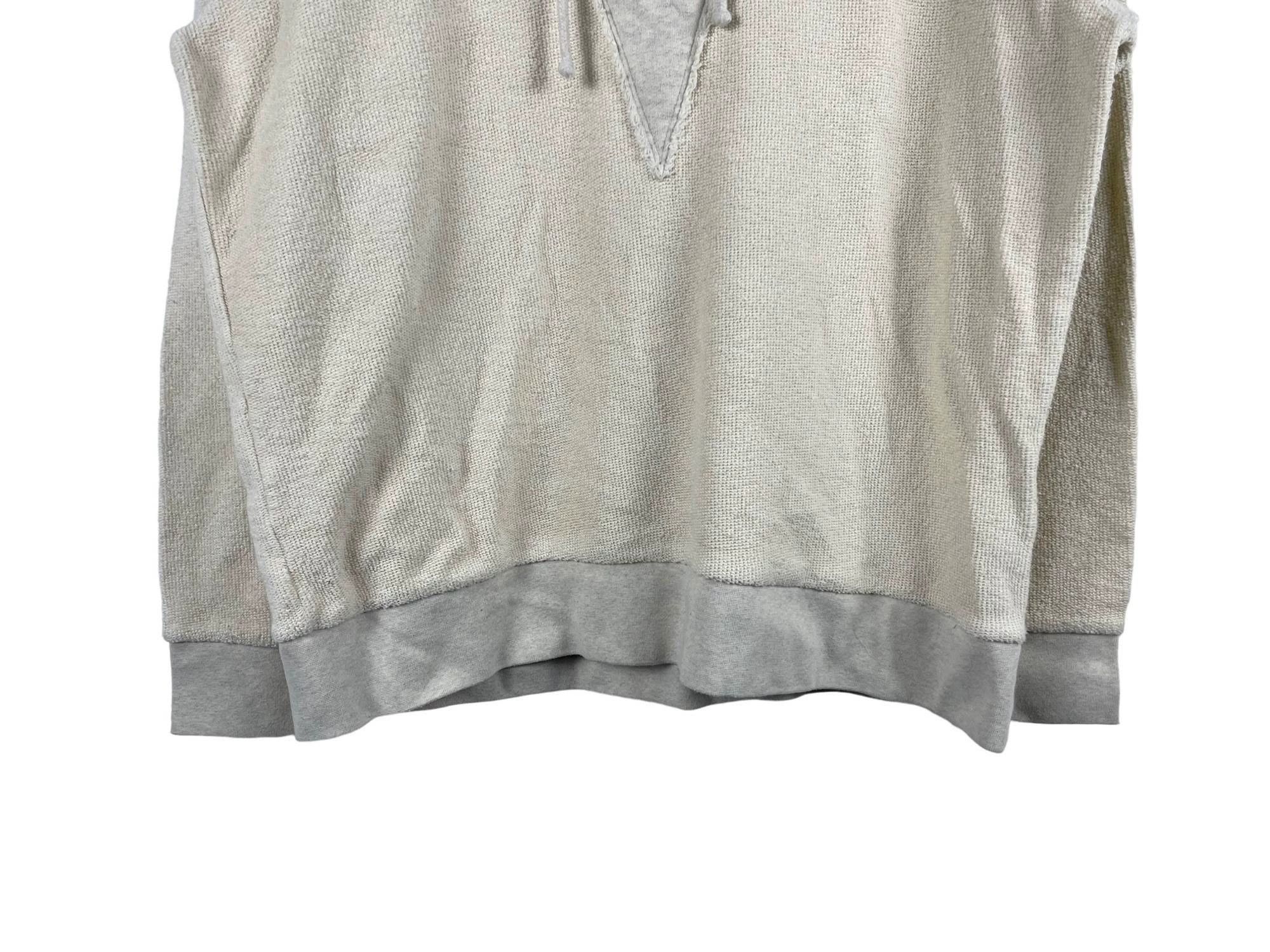 JW Anderson JW Anderson Cut & Sew Ivory Hoodie XL Size US XL / EU 56 / 4 - 4 Thumbnail