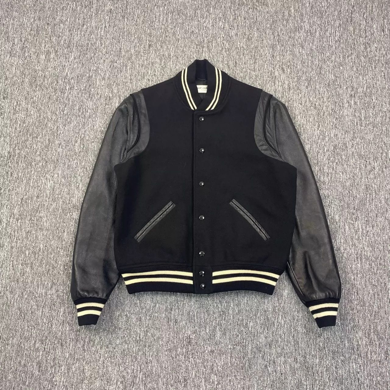 Saint Laurent Paris Saint Laurent Paris Classic baseball jacket Size US M / EU 48-50 / 2 - 1 Thumbnail