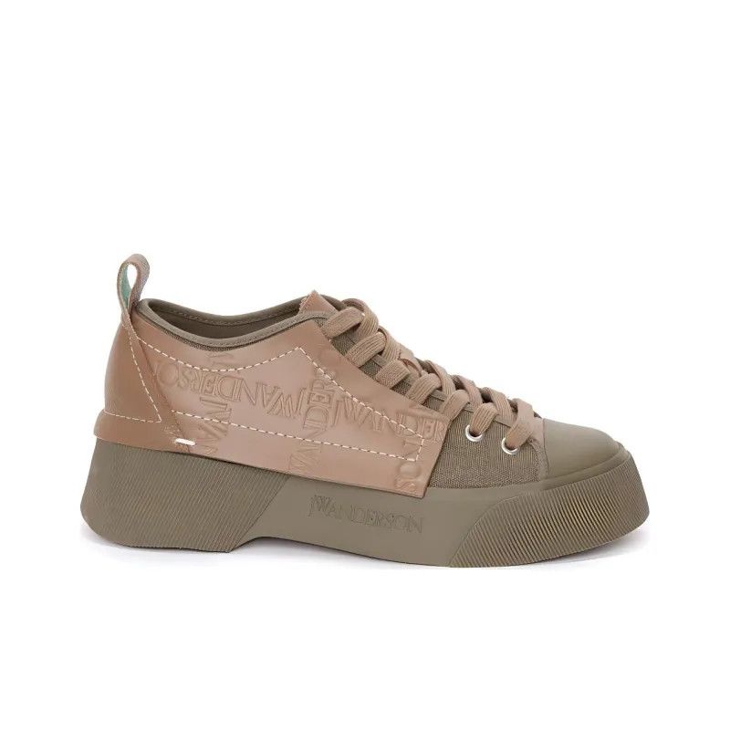 JW Anderson o1mle0325 Low Top Trainers in Khaki & Brown Size US 8 / IT 38 - 1 Thumbnail