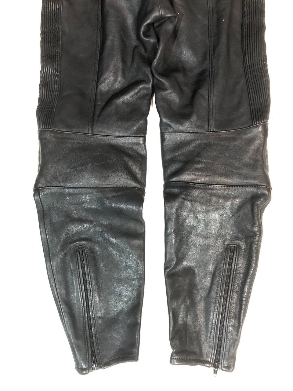 Vintage POLO Road Vintage Racing Moto Leather Pants Size US 30 / EU 46 - 7 Thumbnail