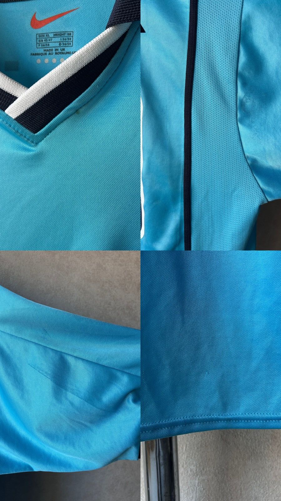 Nike TSV 1860 Munich 1999/2000 UK Y2K Soccer Jersey Size US XL / EU 56 / 4 - 15 Thumbnail