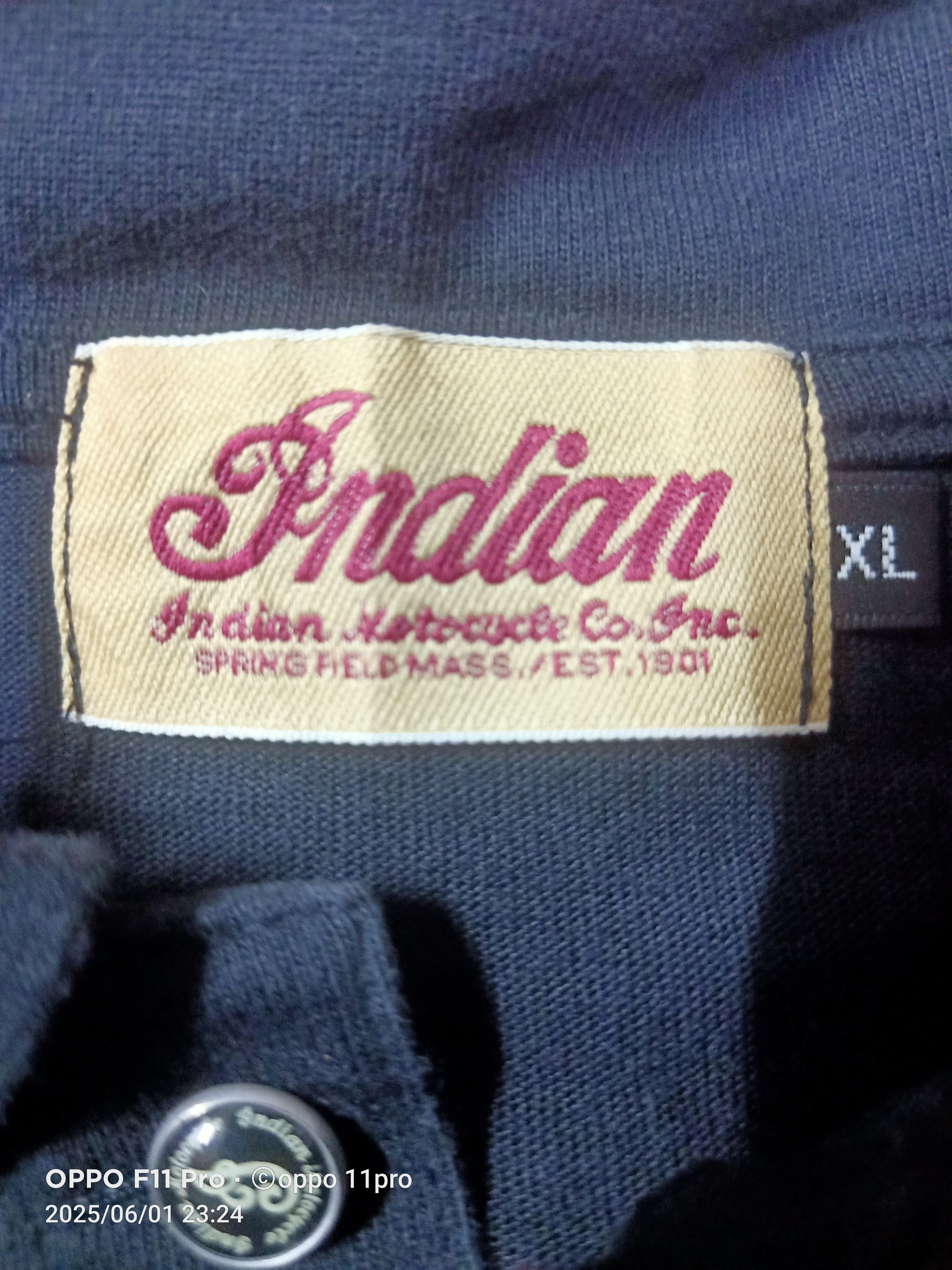 If Six Was Nine × Indian Motorcycle India Motorcyle Double Poket Polo Tee Shirt Size US XL / EU 56 / 4 - 3 Thumbnail