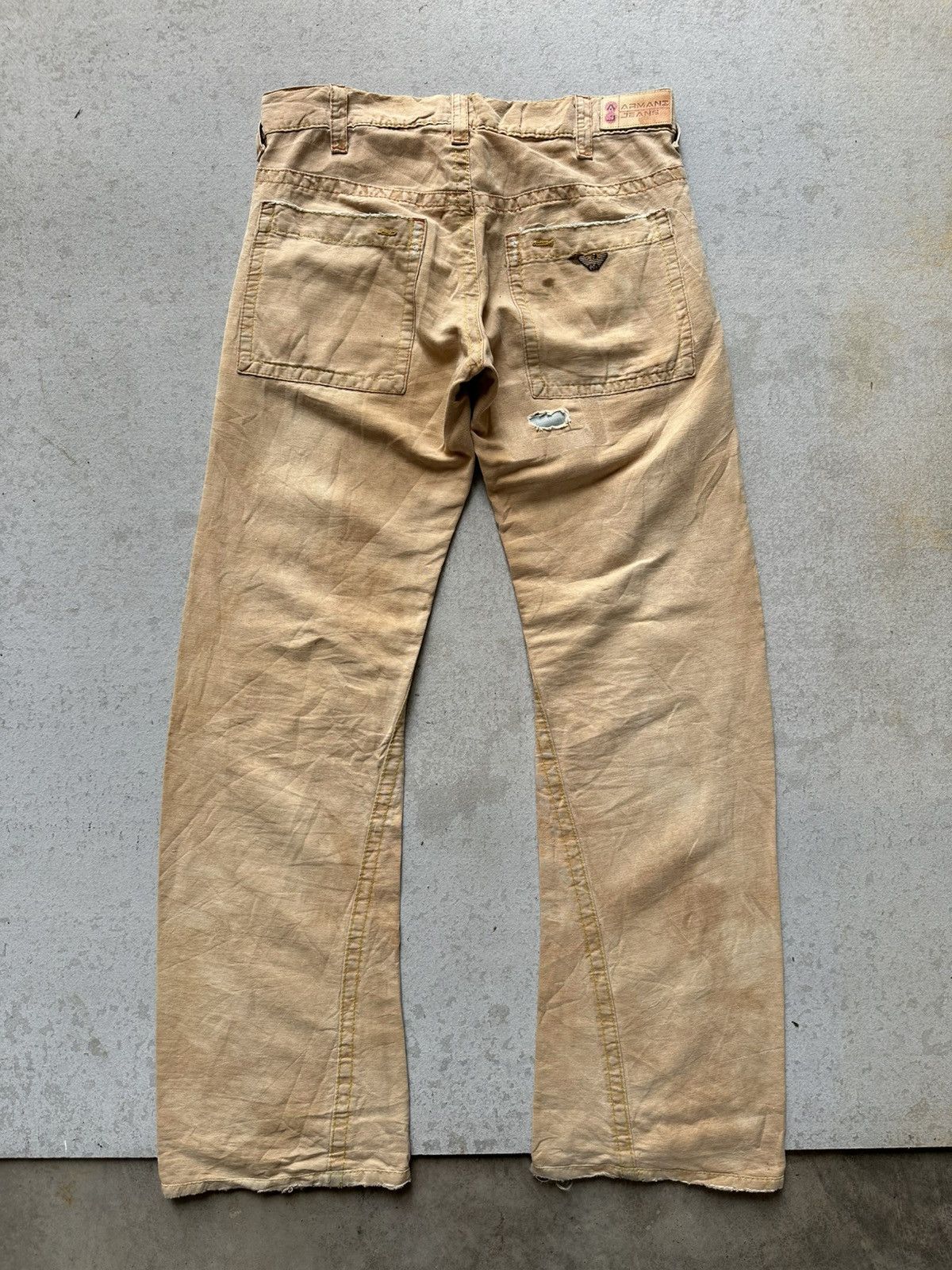 Armani ARMANI JEANS Faded Pants Made in Italy W34 L33 Size US 34 / EU 50 - 14 Thumbnail