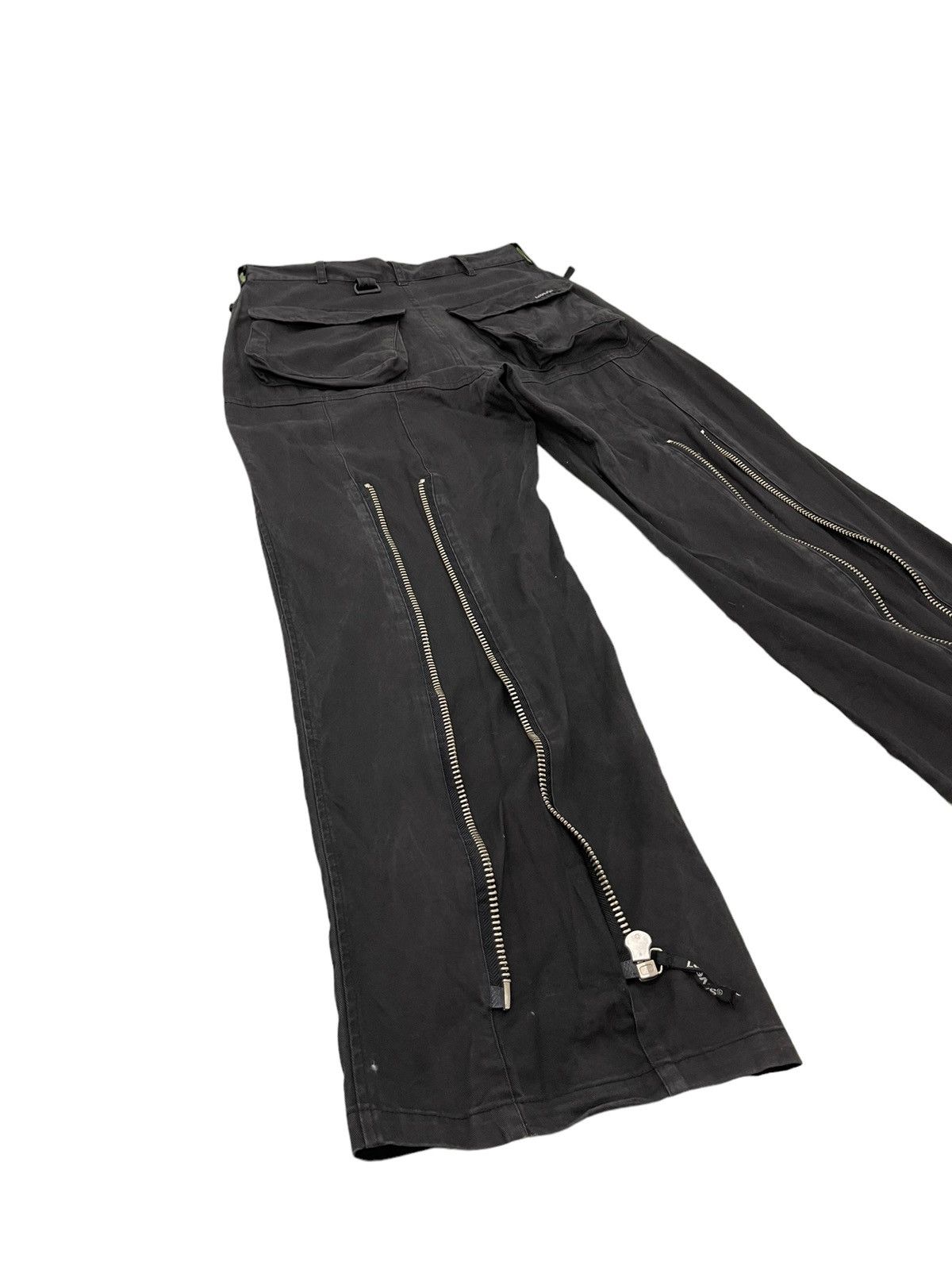 Japanese Brand Wide Leg Baggy Pant Super Lovers Japan 6🟦6 Size US 31 - 2 Thumbnail