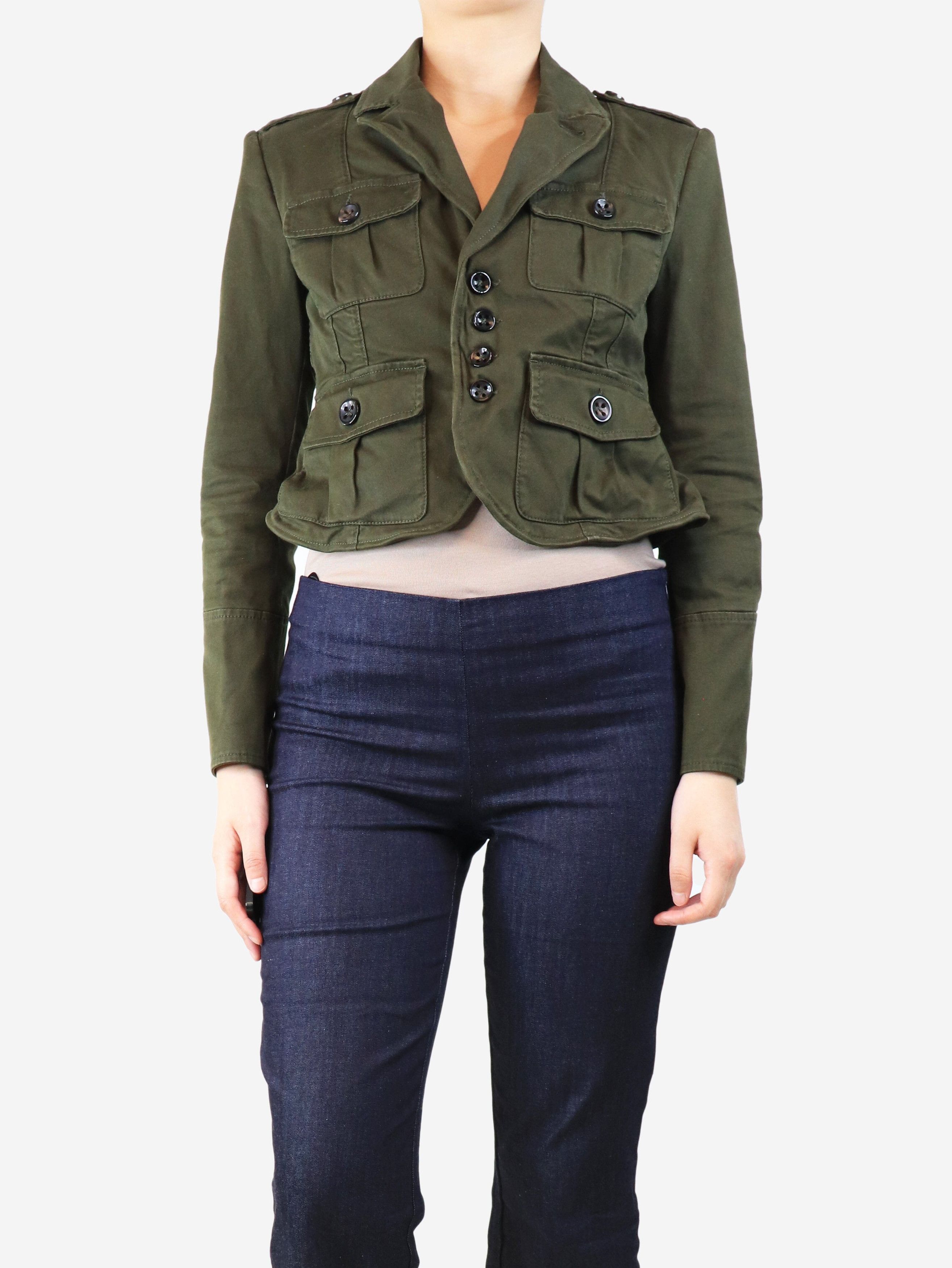 Dsquared2 Army green military jacket - UK 12 Size M / US 6-8 / IT 42-44 - 1 Thumbnail