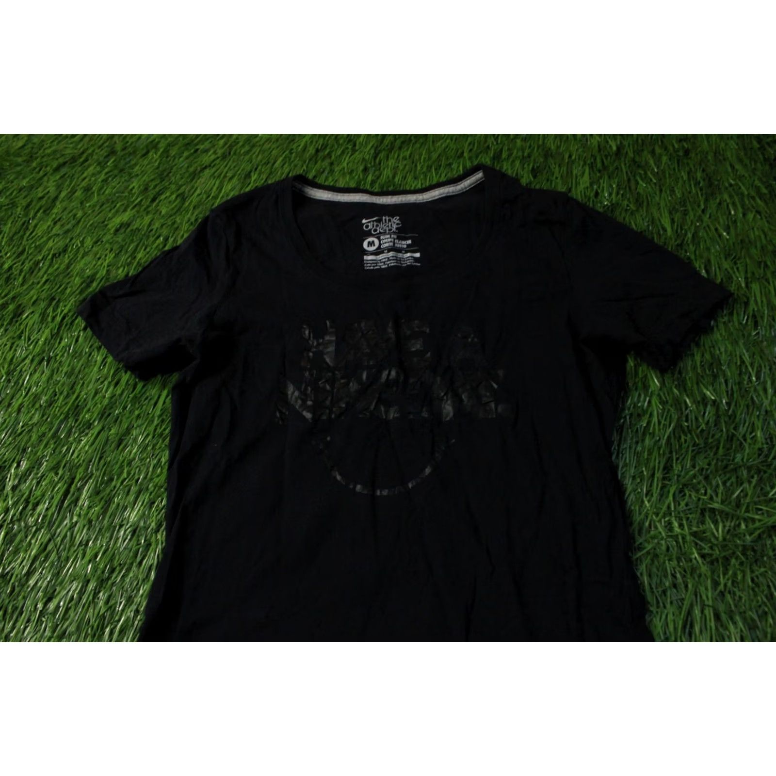 Nike NIKE Shirt Women 2012 ORIGINAL HAVE A NIKE DAY CASUAL Slim T-Shirt Jersey Size M Black Short Sleeve Crew Neck 100% Cotton RESTOCK Size M / US 6-8 / IT 42-44 - 2 Thumbnail