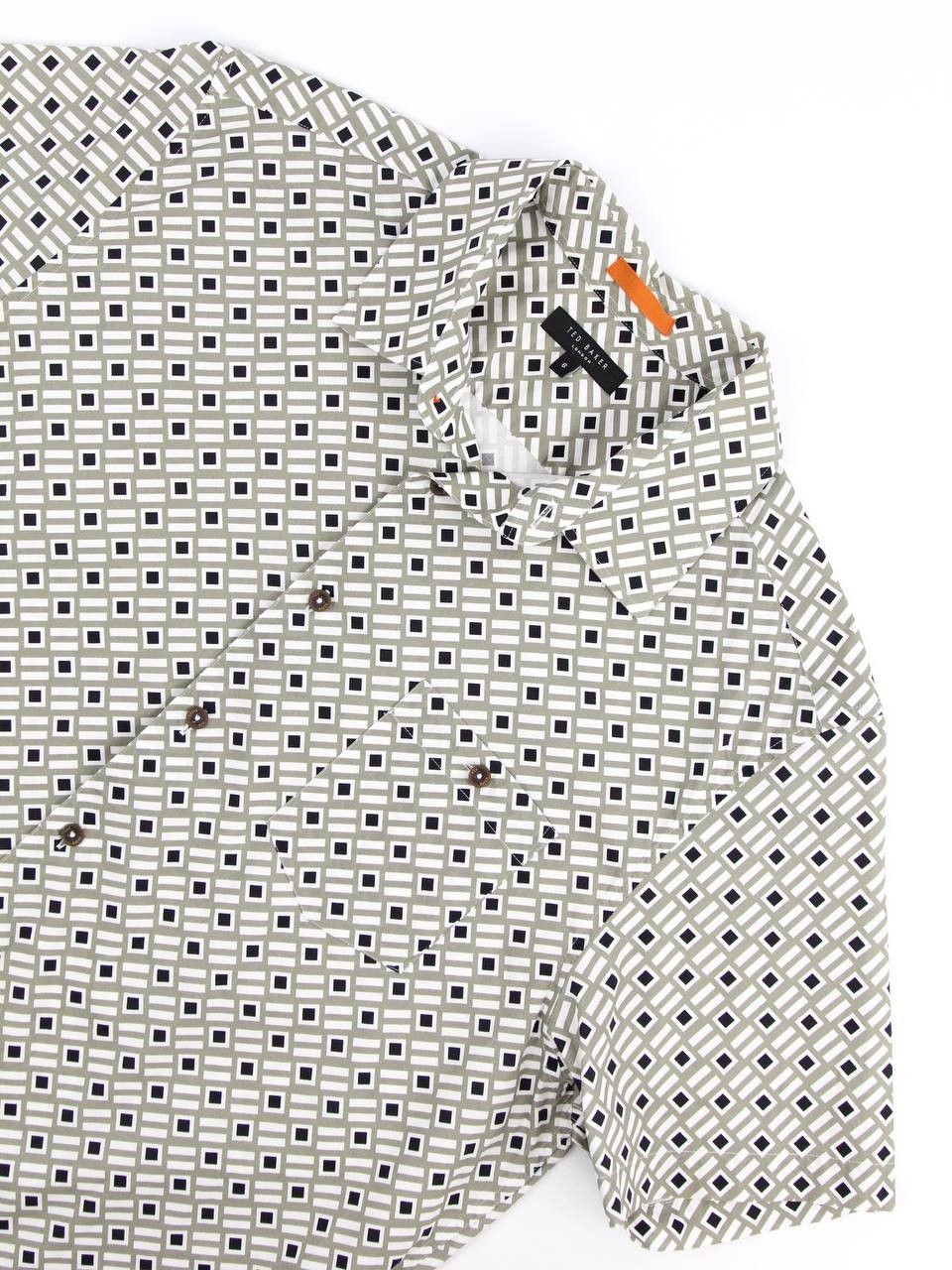 Ted Baker TED BAKER Printed short-sleeved shirt Size US XL / EU 56 / 4 - 6 Thumbnail