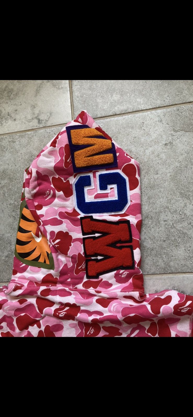 Bape Bape ABC camo shark full zip hoodie pink Size US M / EU 48-50 / 2 - 6 Thumbnail