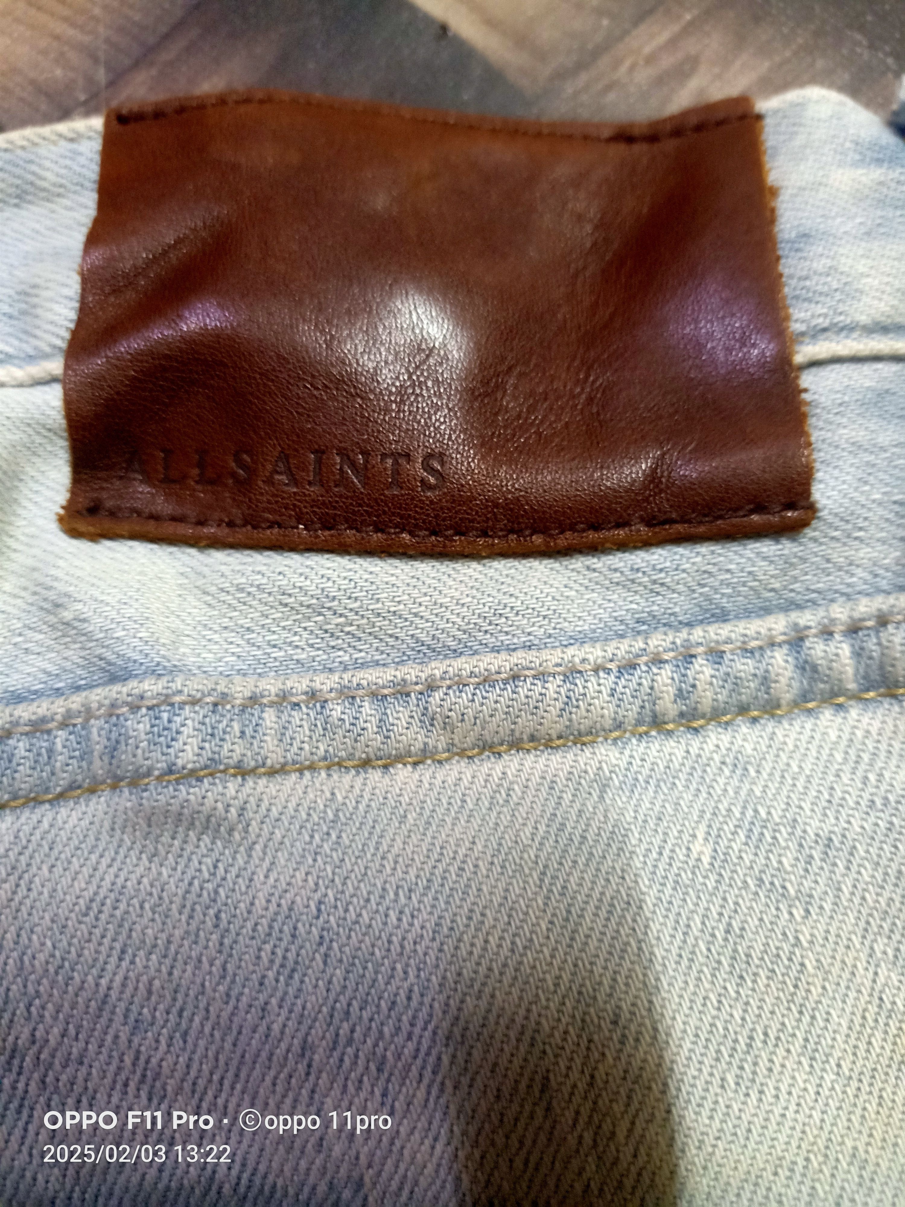 Allsaints All Saint Cigarette Damaged Denim Strenght Slimfit Size US 34 / EU 50 - 12 Thumbnail
