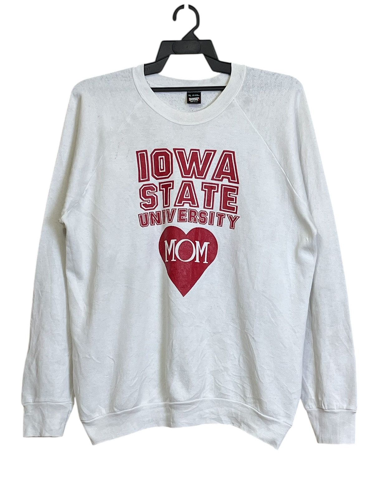 Vintage Vintage 80s IOWA STATE UNIVERSITY love mom pullover sweats Size US XL / EU 56 / 4 - 1 Thumbnail