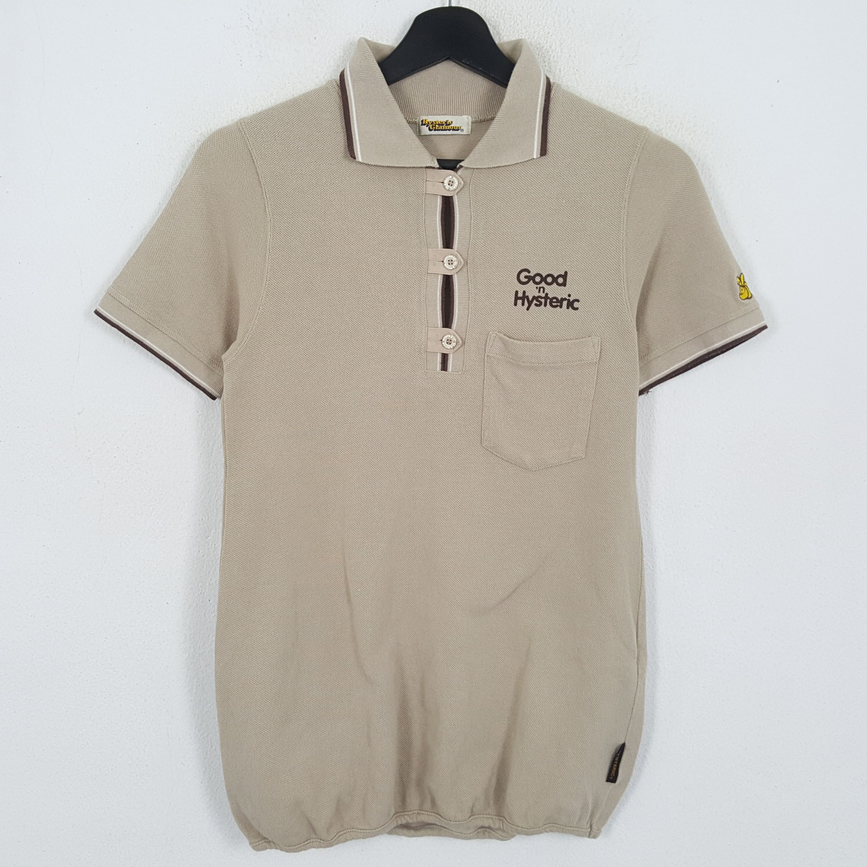 Hysteric Glamour × Japanese Brand × Vintage HYSTERIC GLAMOUR Japanese Brand Custom Art Style Polos Size XS / US 0-2 / IT 36-38 - 3 Thumbnail