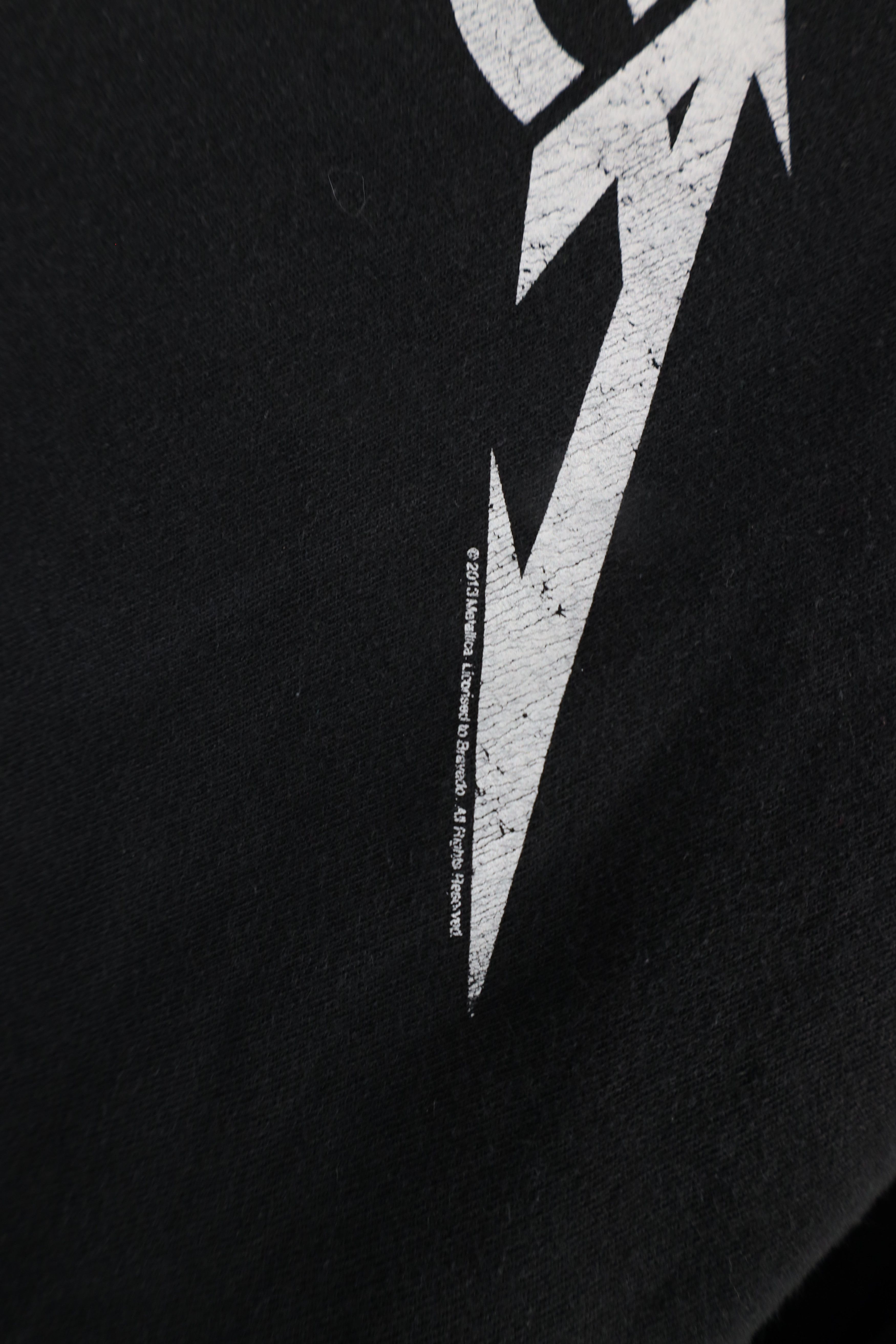 Vintage Vintage Y2K 2013 Out Metallica Band T-Shirt Black Cotton Size US XXL / EU 58 / 5 - 5 Thumbnail