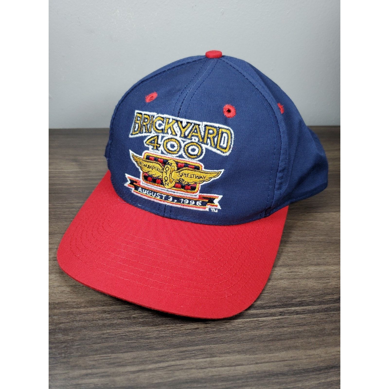 Logo 7 × NASCAR × Vintage 1996 Brickyard 400 Hat Cap Indianapolis Motor Speedway Size ONE SIZE - 1 Thumbnail