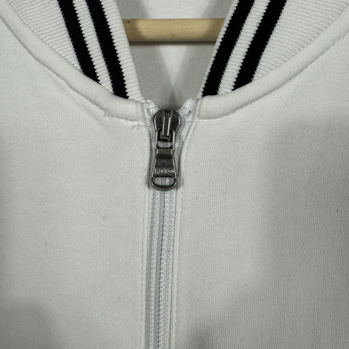 Polo Ralph Lauren × Ralph Lauren × Vintage Ralph Lauren Y2K Track Cotton Bomber Jackrt Size US L / EU 52-54 / 3 - 5 Thumbnail