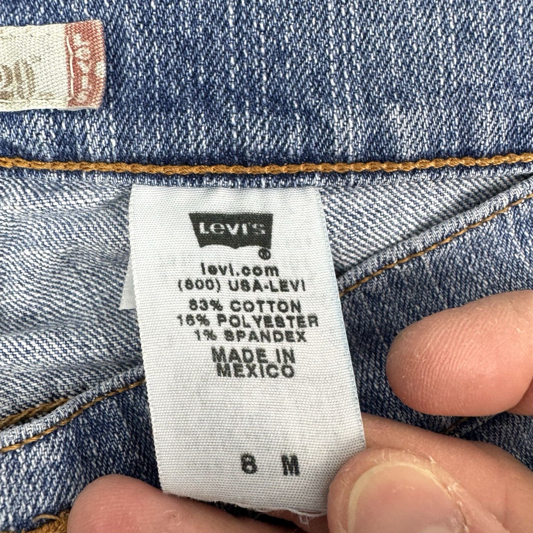 Levi's VINTAGE Levi's 529 Jeans Bootcut Womens 8 Blue Mid Hippster Y2K Hipster 90s? Size 30" / US 8 / IT 44 - 4 Thumbnail