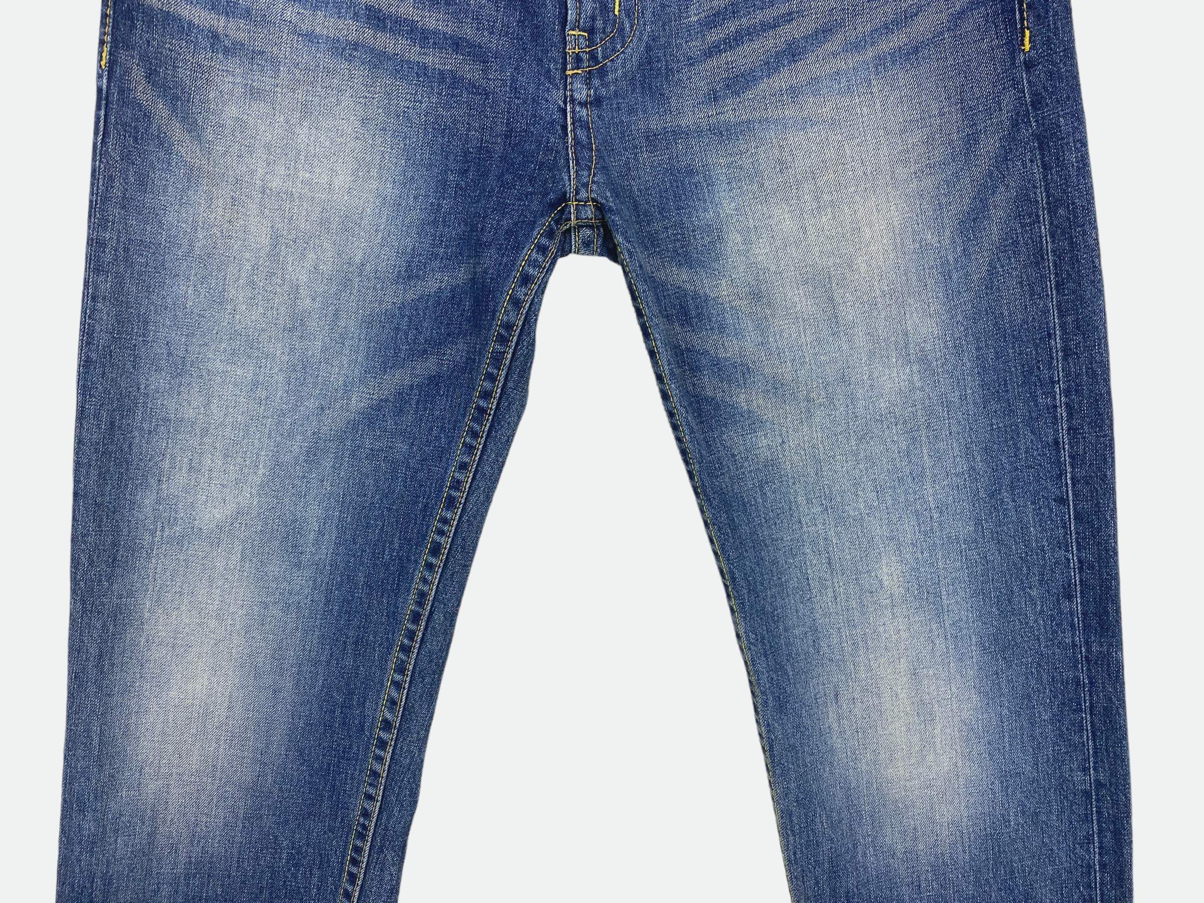Japanese Brand Co & Lu Denim Surf Color Block Jeans Size US 32 / EU 48 - 4 Thumbnail