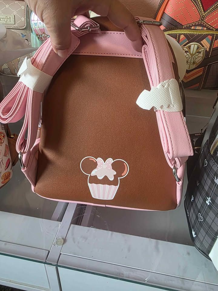 Other Disney Loungefly Minnie Mouse Cupcake Mini Backpack Size ONE SIZE - 3 Thumbnail