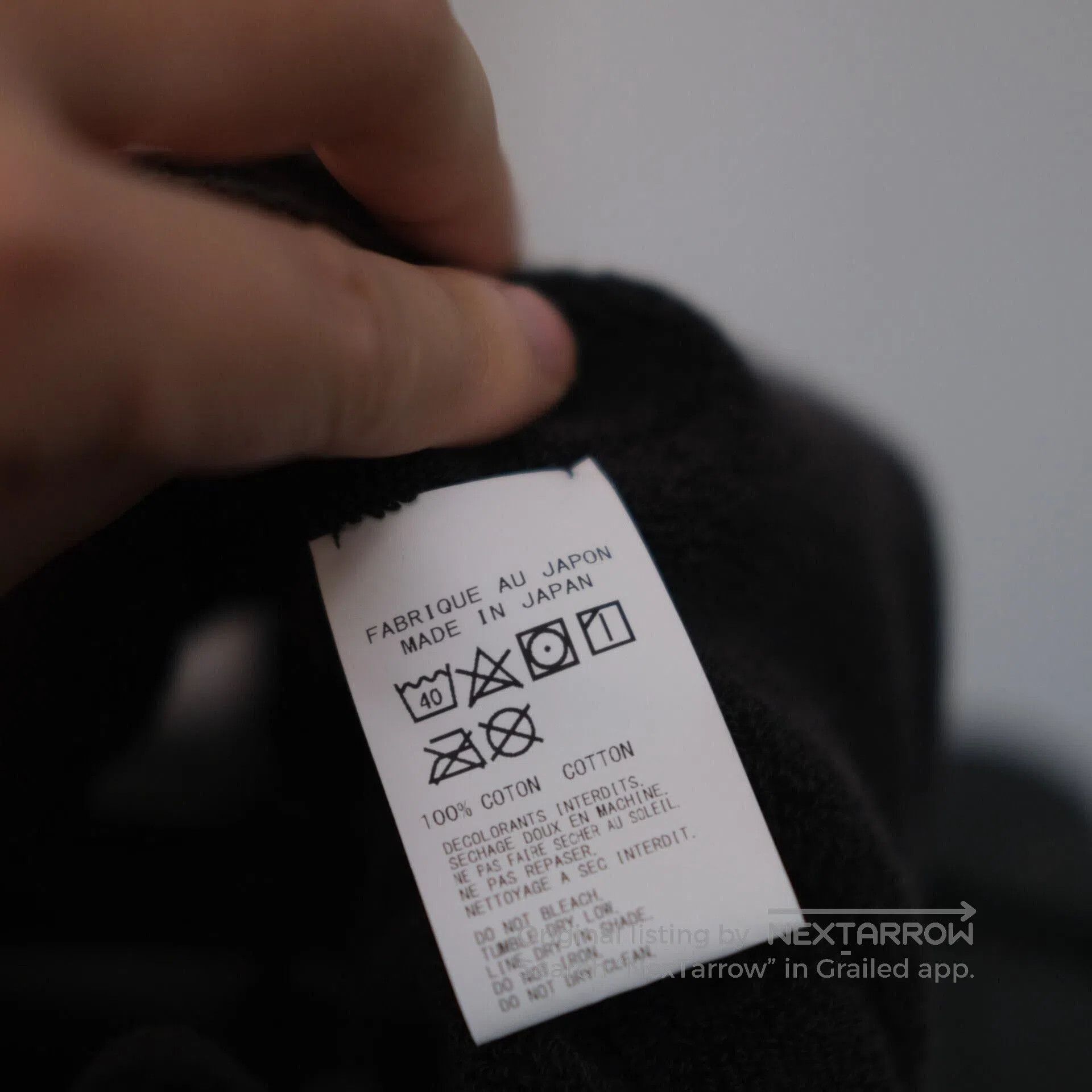 Yohji Yamamoto Yohji Yamamoto Black Cotton Neck Warmer. Size ONE SIZE - 5 Thumbnail