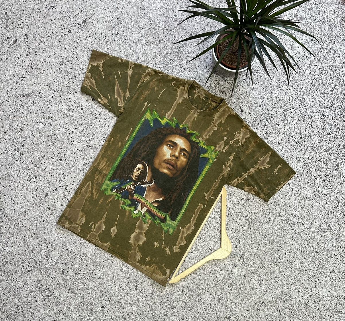 Band Tees × Bob Marley × Vintage Vintage 1990’s Bob Marley Kaya Man Rock Band Retro T-Shirt Size US XL / EU 56 / 4 - 1 Thumbnail