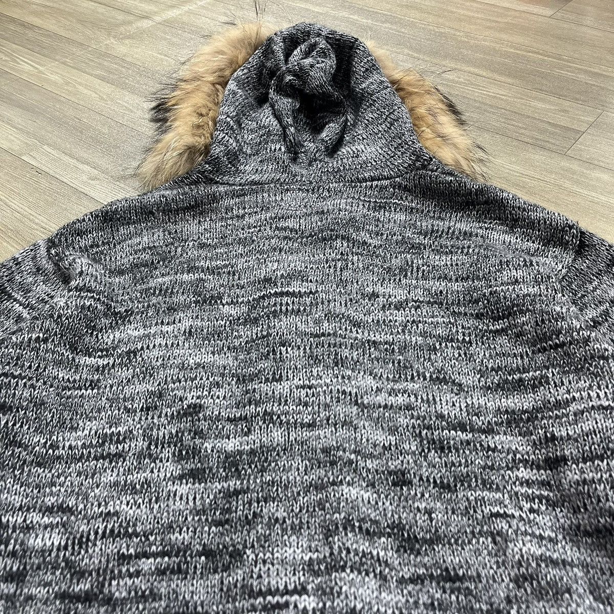 PPFM 2000s PPFM Fur Knitwear Fur Hoodie Gothic Punk Lgb Style Y2K Size US M / EU 48-50 / 2 - 18 Thumbnail